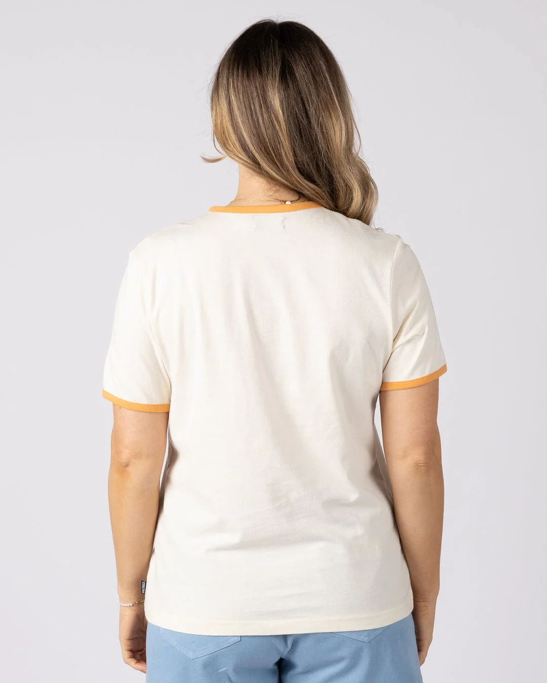 Golden Hour - Womens Short Sleeve T-Shirt- Cream - Image 6