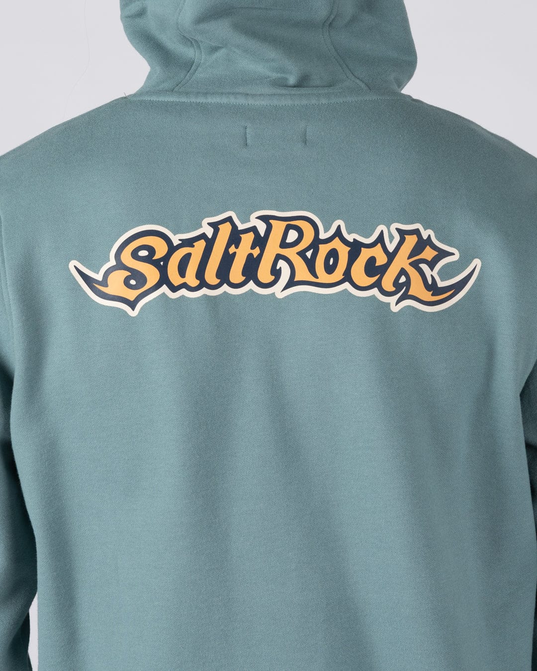Heritage Logo -  Mens Pop Hoodie - Blue - Image 3