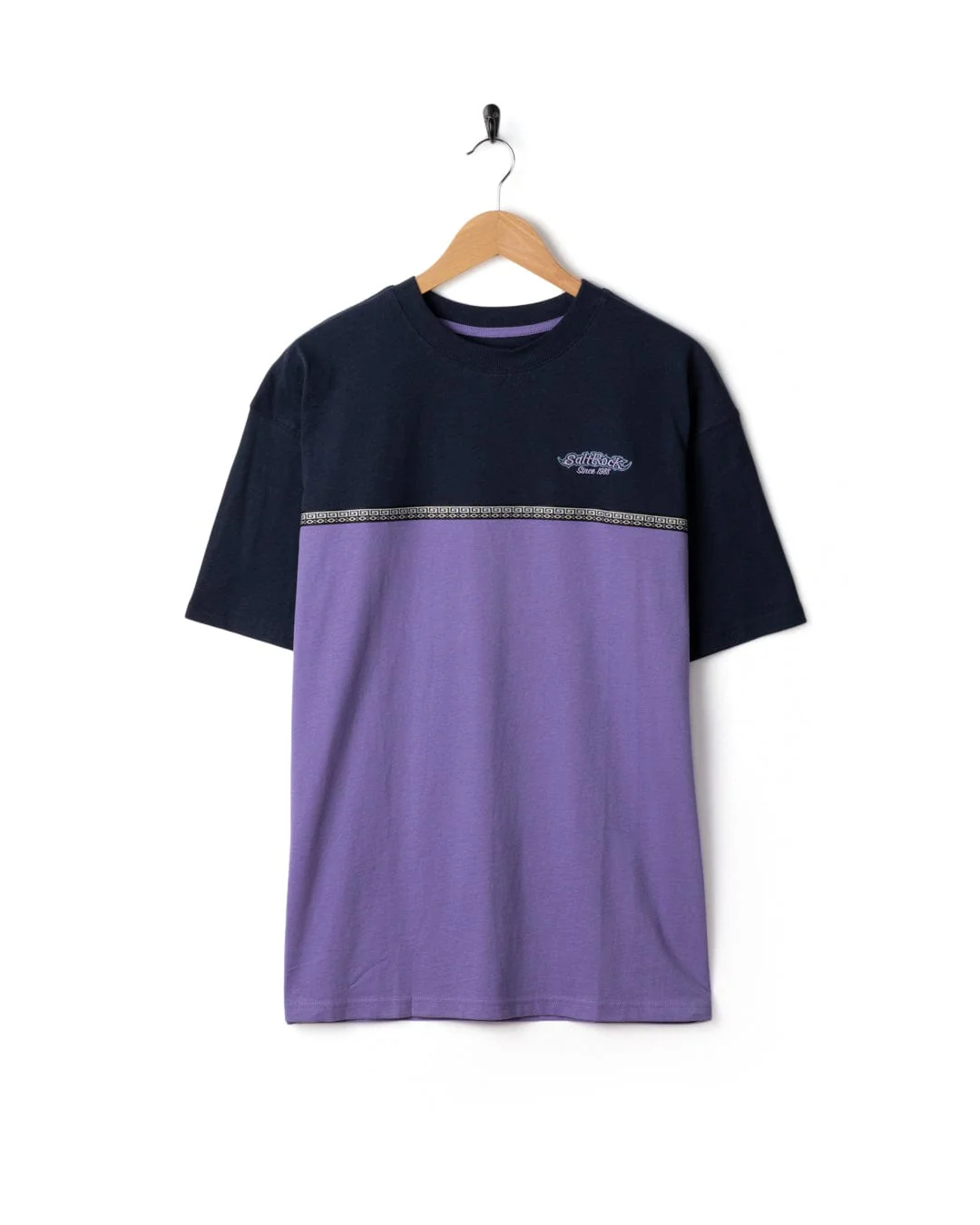 Heritage Logo - Mens Short Sleeve T-Shirt - Purple - Image 2
