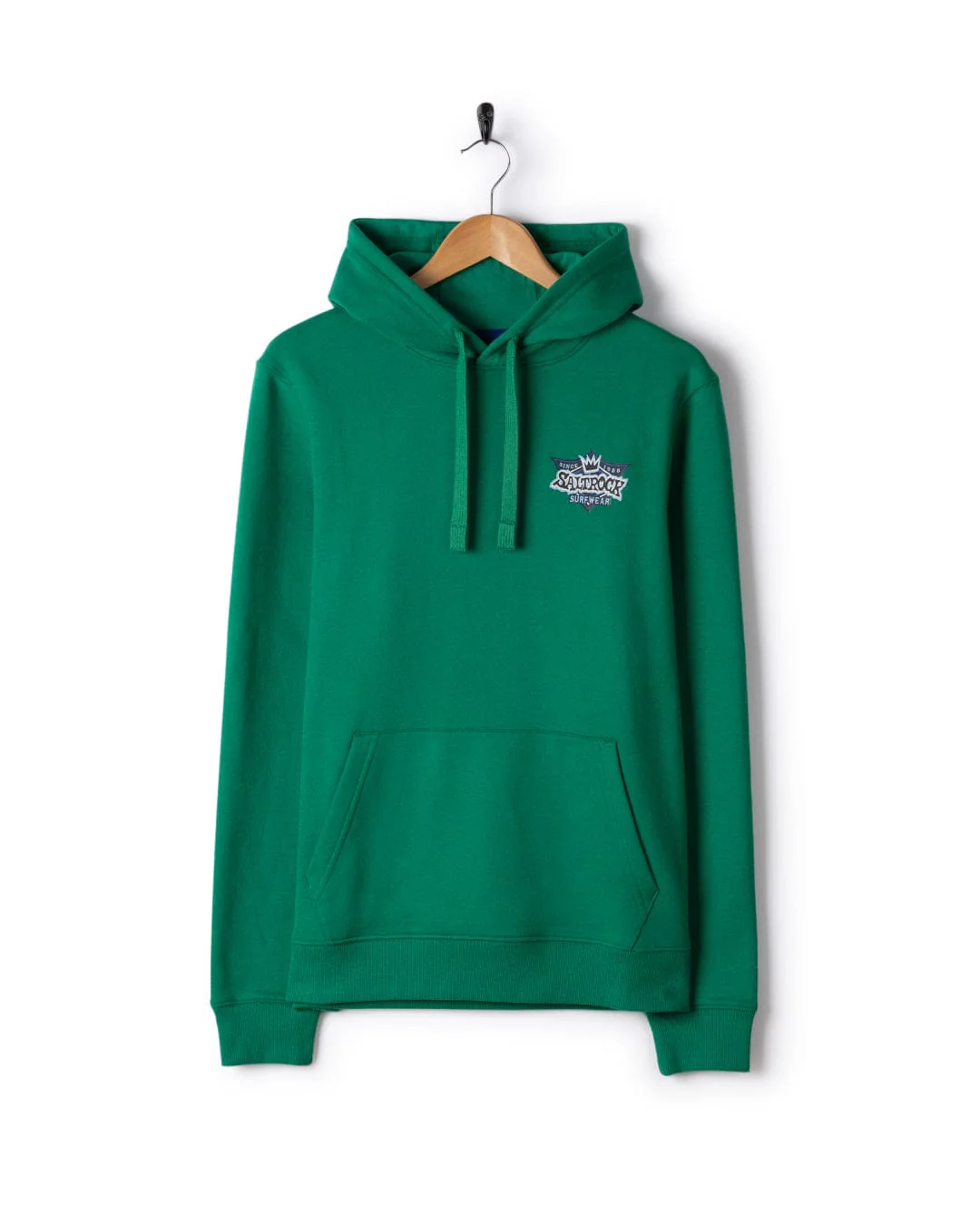 Heritage Shield - Mens Pop Hoodie - Green - Image 11