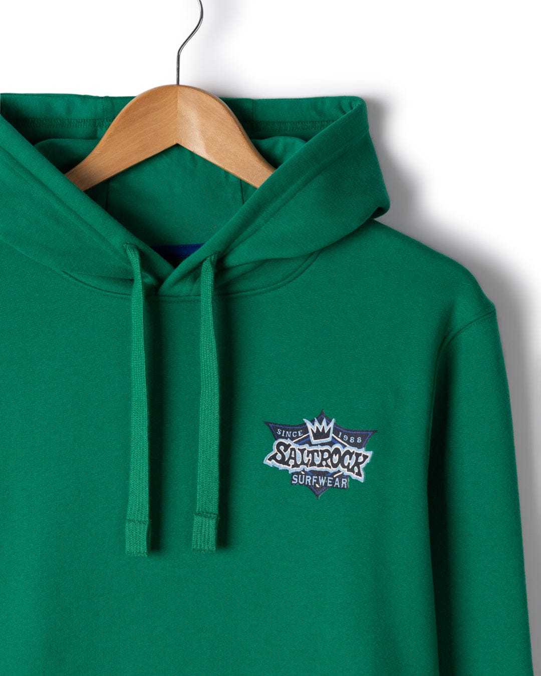 Heritage Shield - Mens Pop Hoodie - Green - Image 12