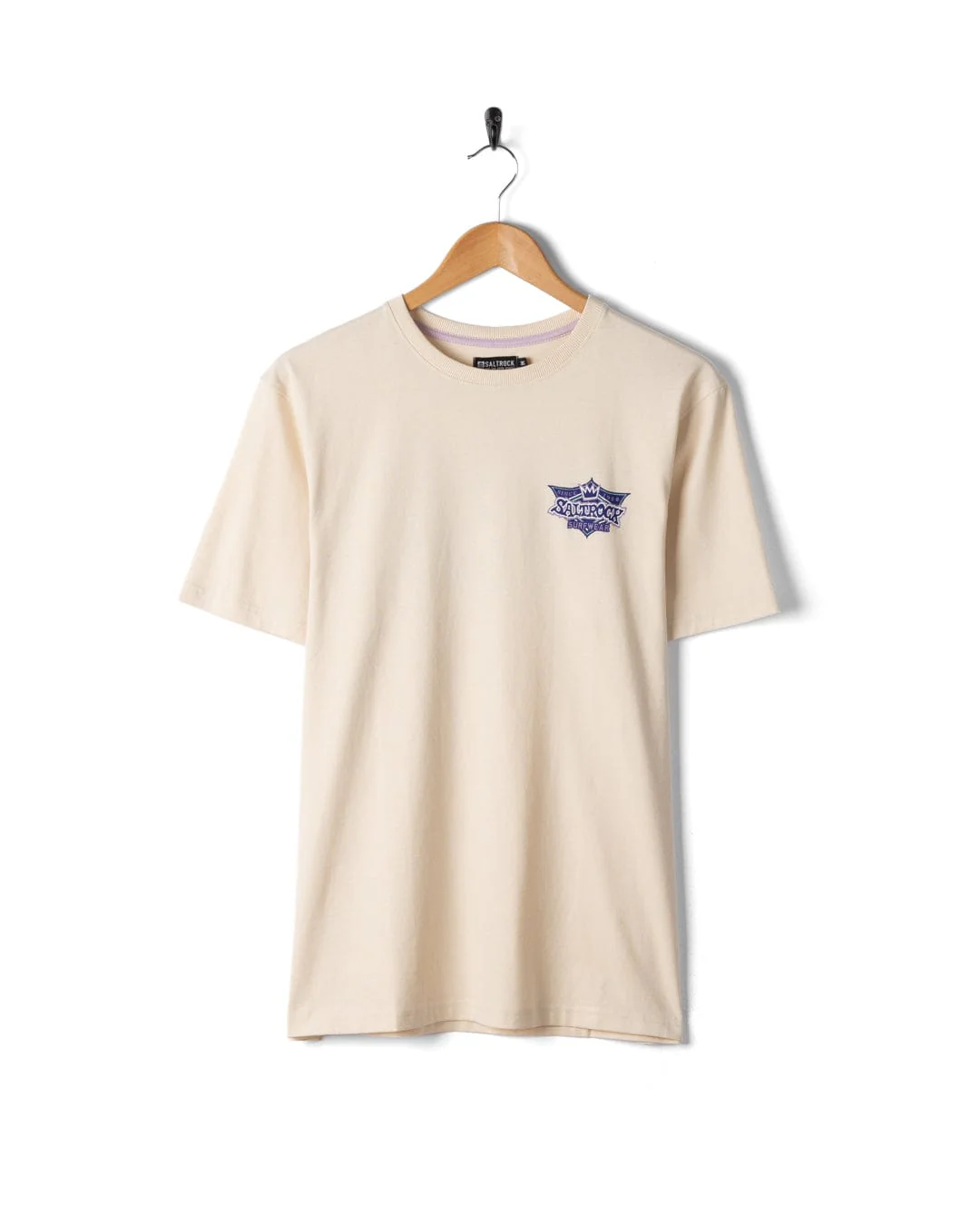 Heritage Shield - Mens Short Sleeve T-Shirt - Cream - Image 7