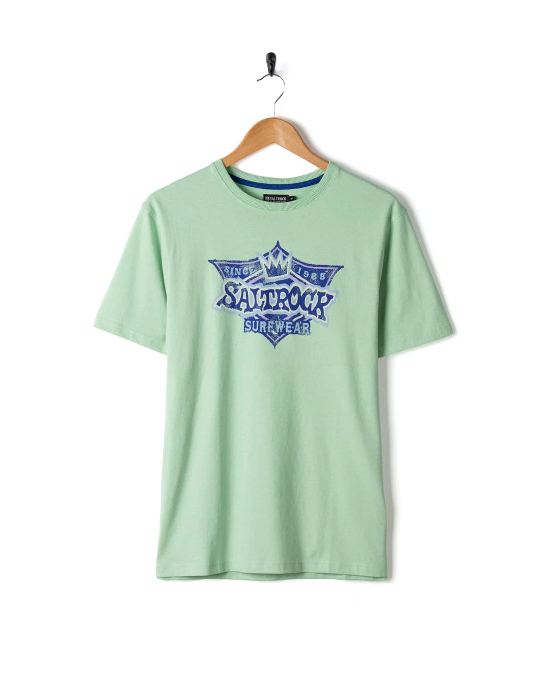 Heritage Shield - Mens Short Sleeve T-Shirt - Light Green - Image 8