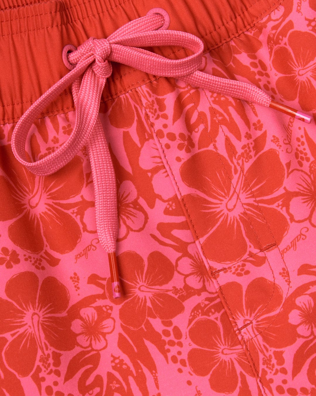 Hibiscus - Womens Boardshorts - Red/Pink - Image 4