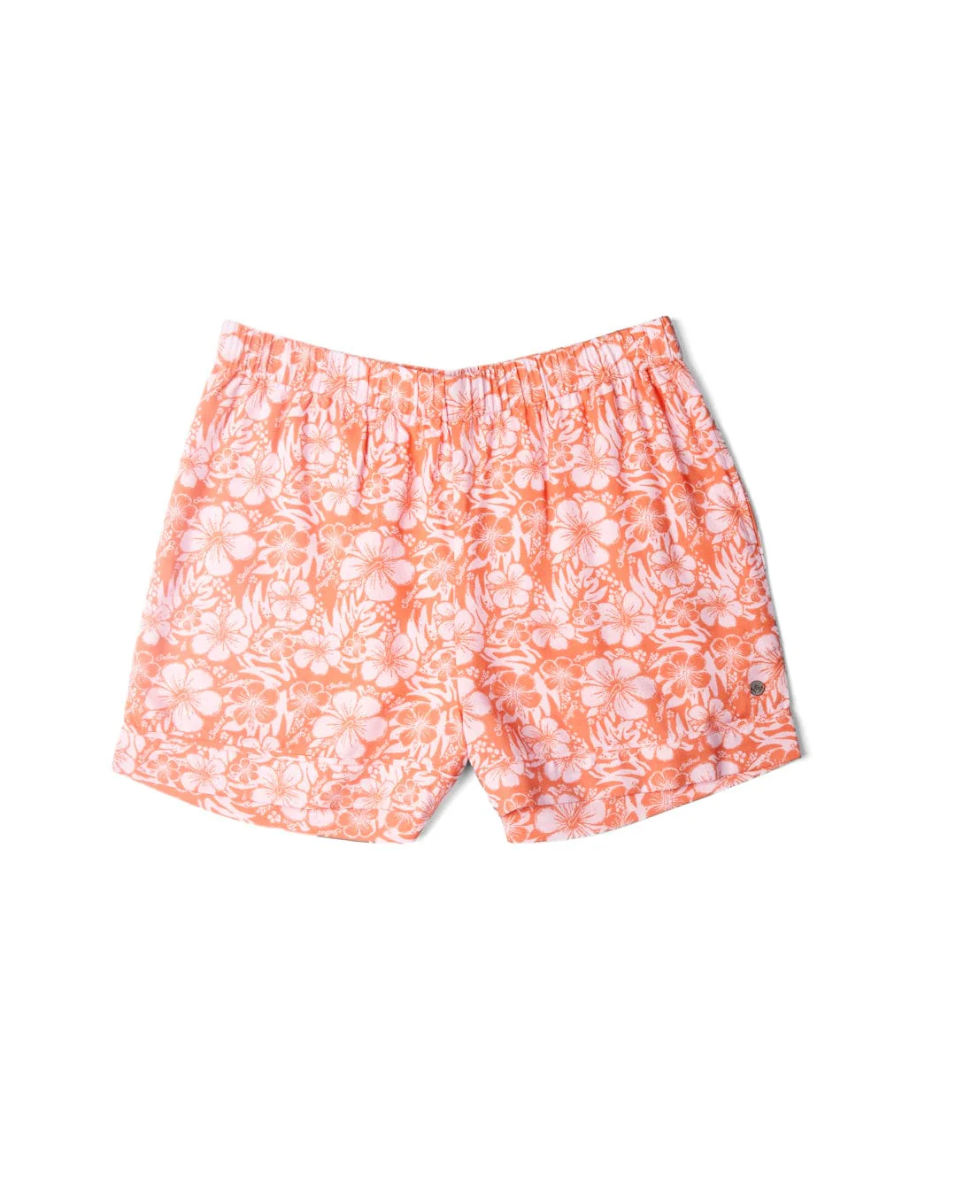 Hibiscus - Womens Shorts - Orange - Image 2