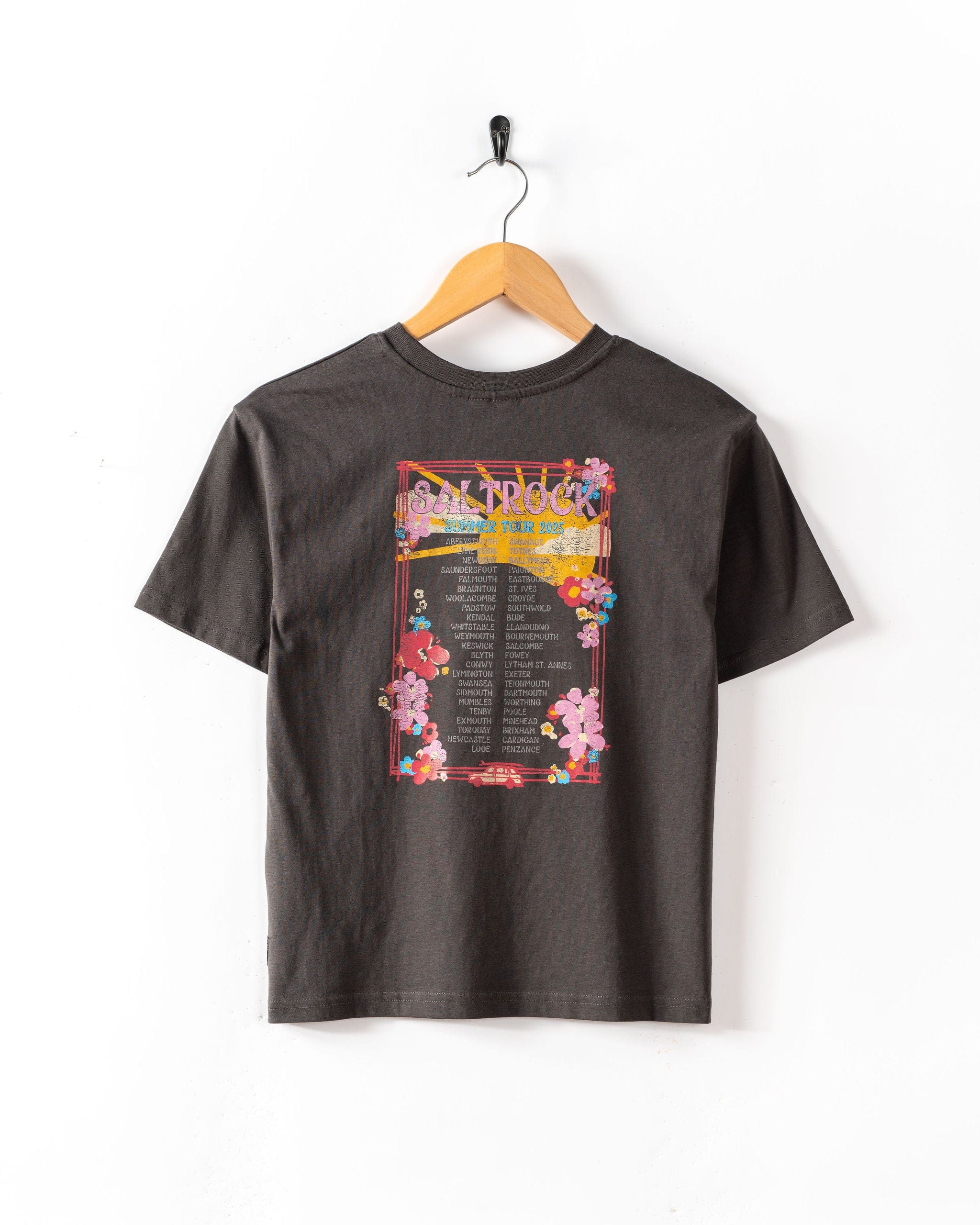 Highway Tour  - Kids Short Sleeve T-Shirt - Dark Grey - Image 3