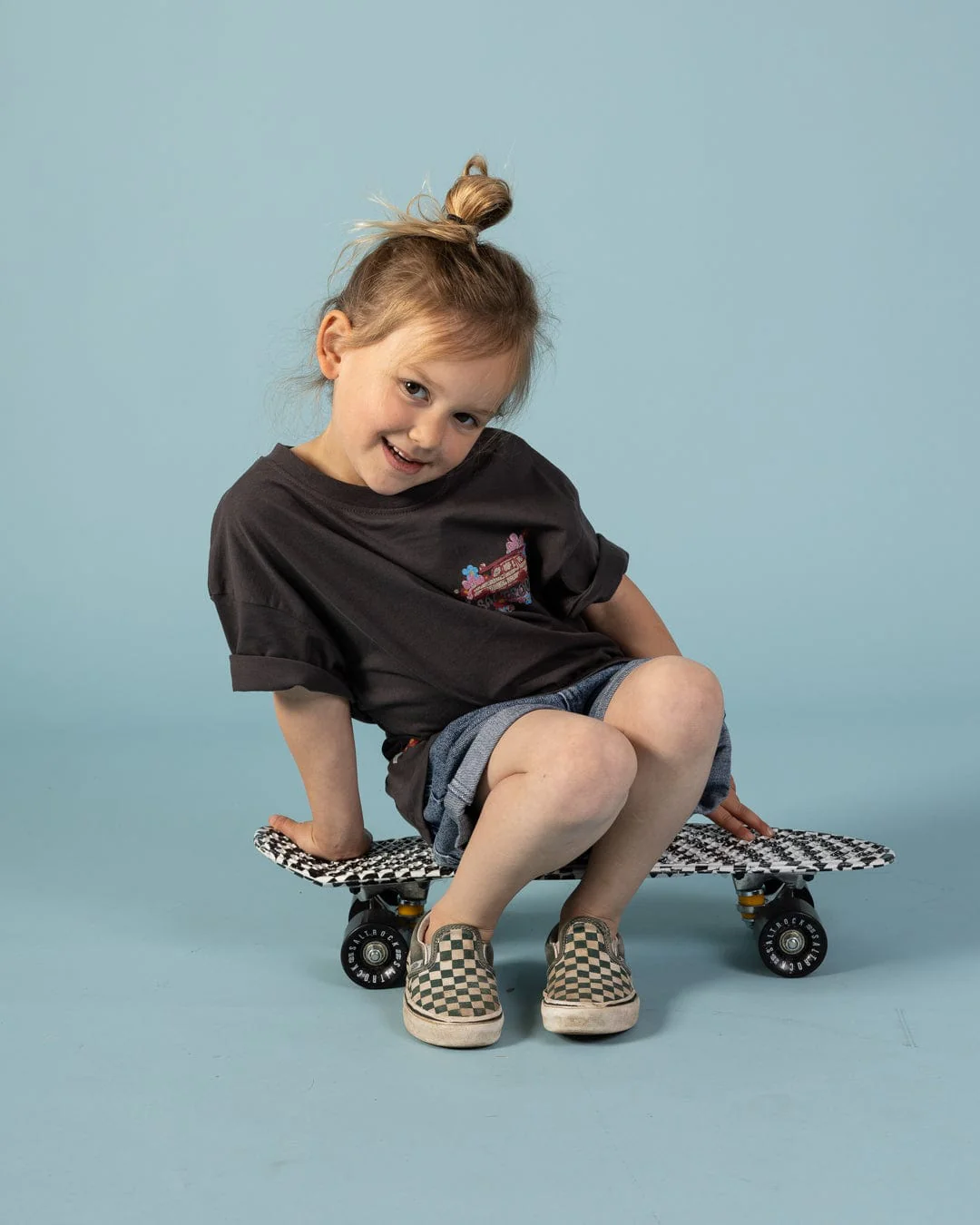 Highway Tour  - Kids Short Sleeve T-Shirt - Dark Grey - Image 4