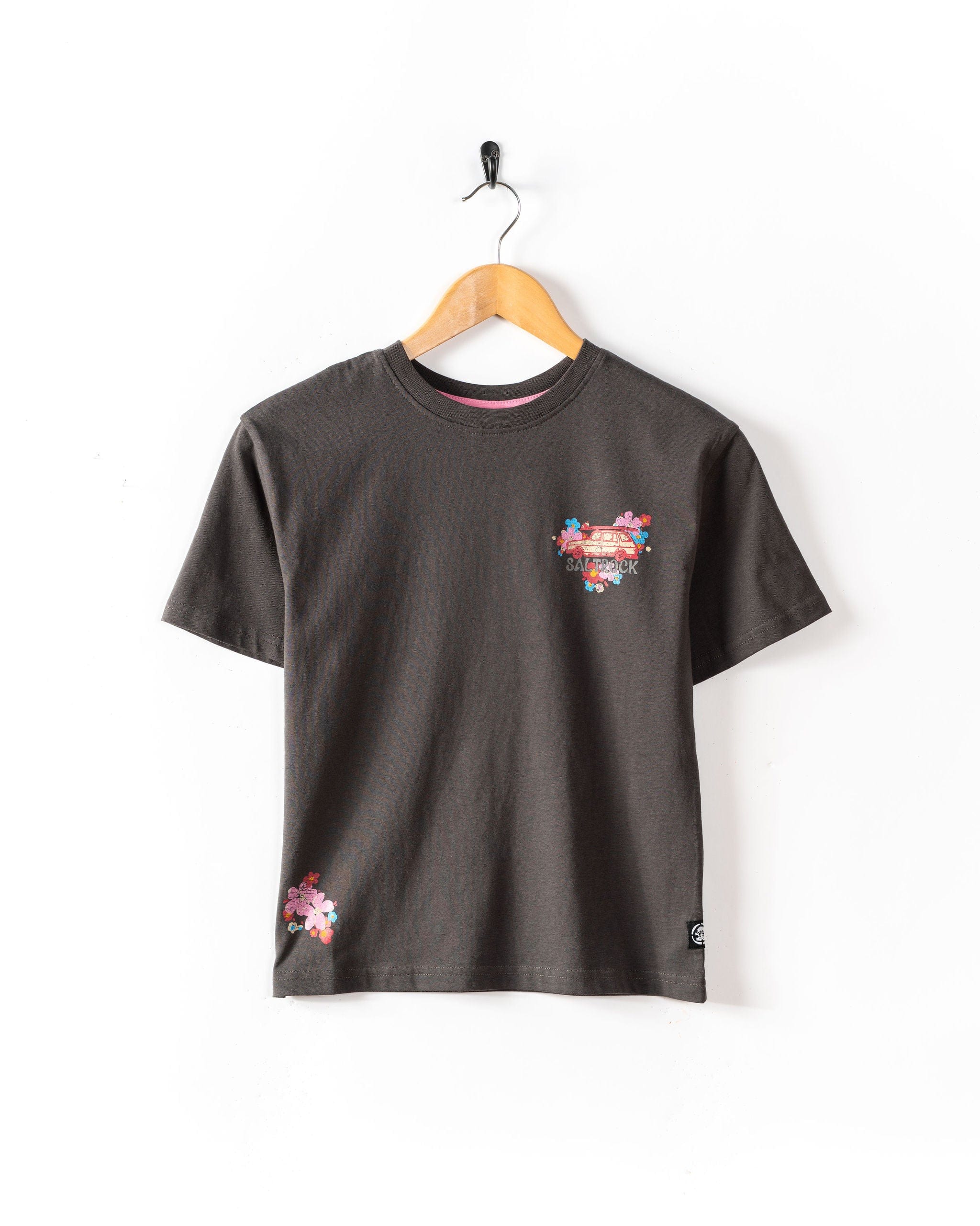 Highway Tour  - Kids Short Sleeve T-Shirt - Dark Grey - Image 5