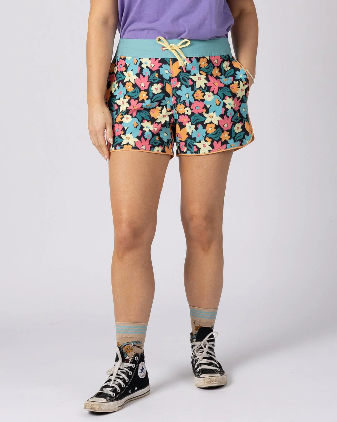 Holidaze - Womens Boardshort - Dark Grey