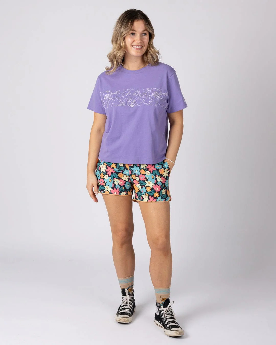 Holidaze - Womens Boardshort - Dark Grey - Image 3