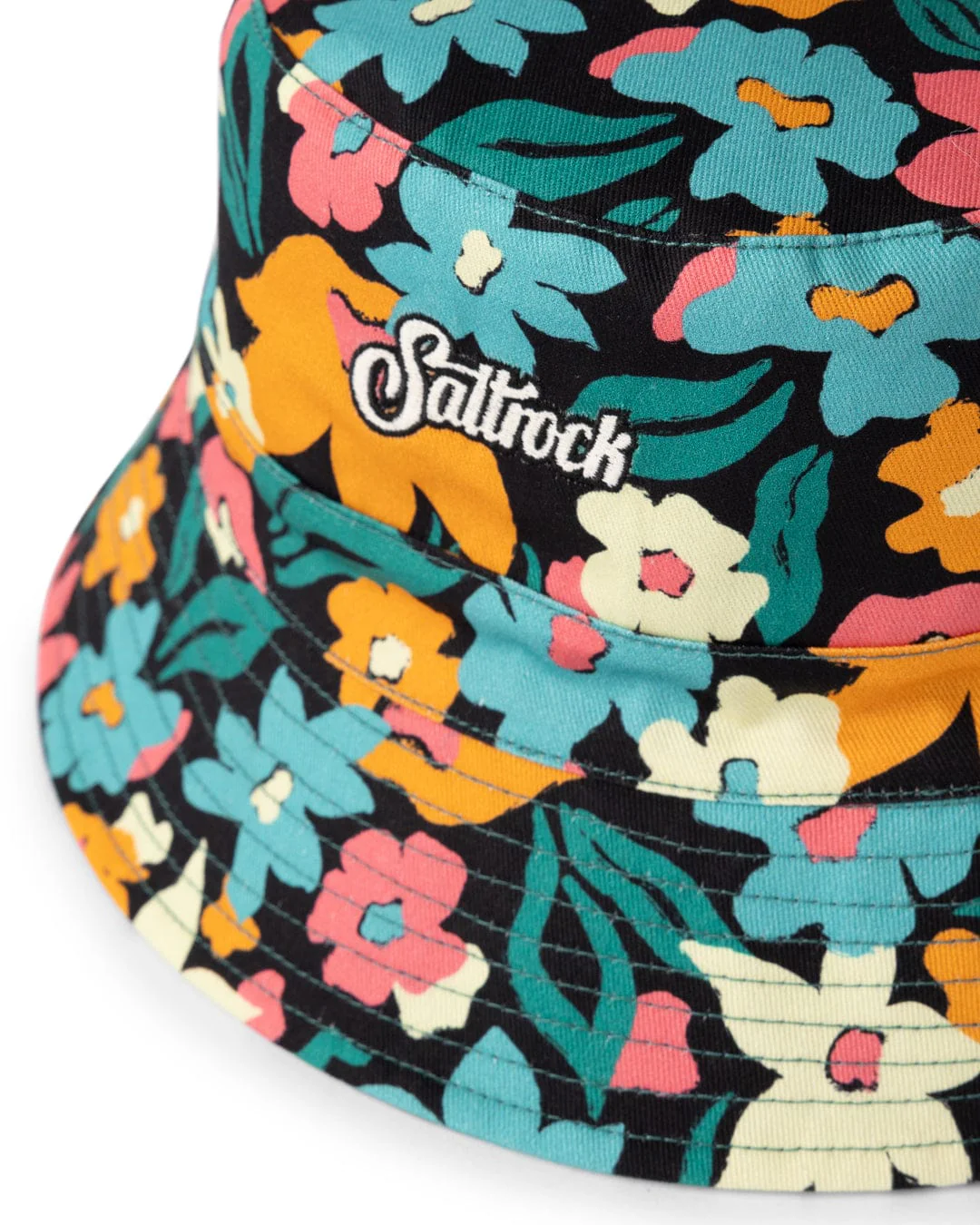 Holidaze - Floral Reversible Bucket Hat - Blue - Image 4