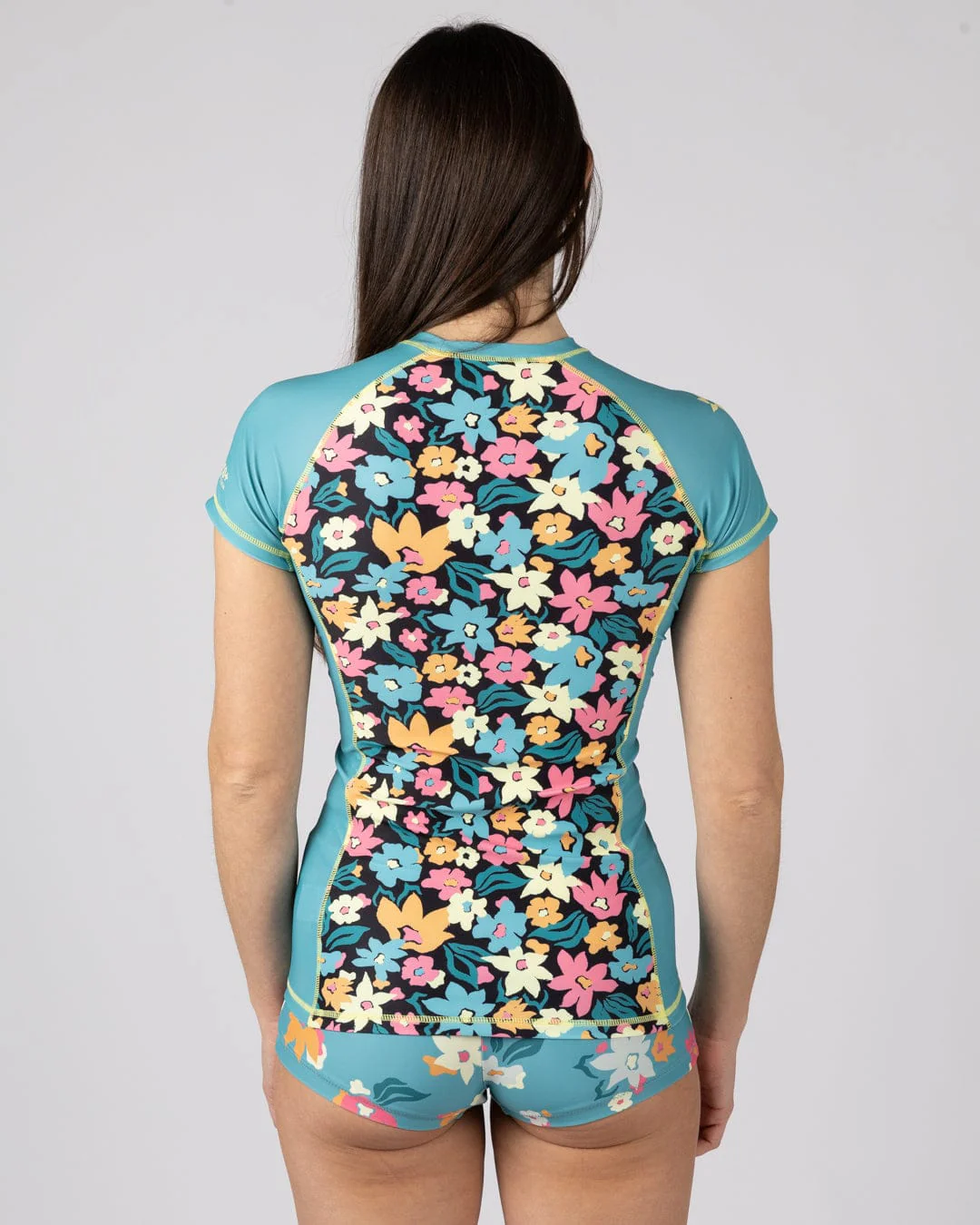 Holidaze - Womens Short Sleeve Rashvest - Blue - Image 5