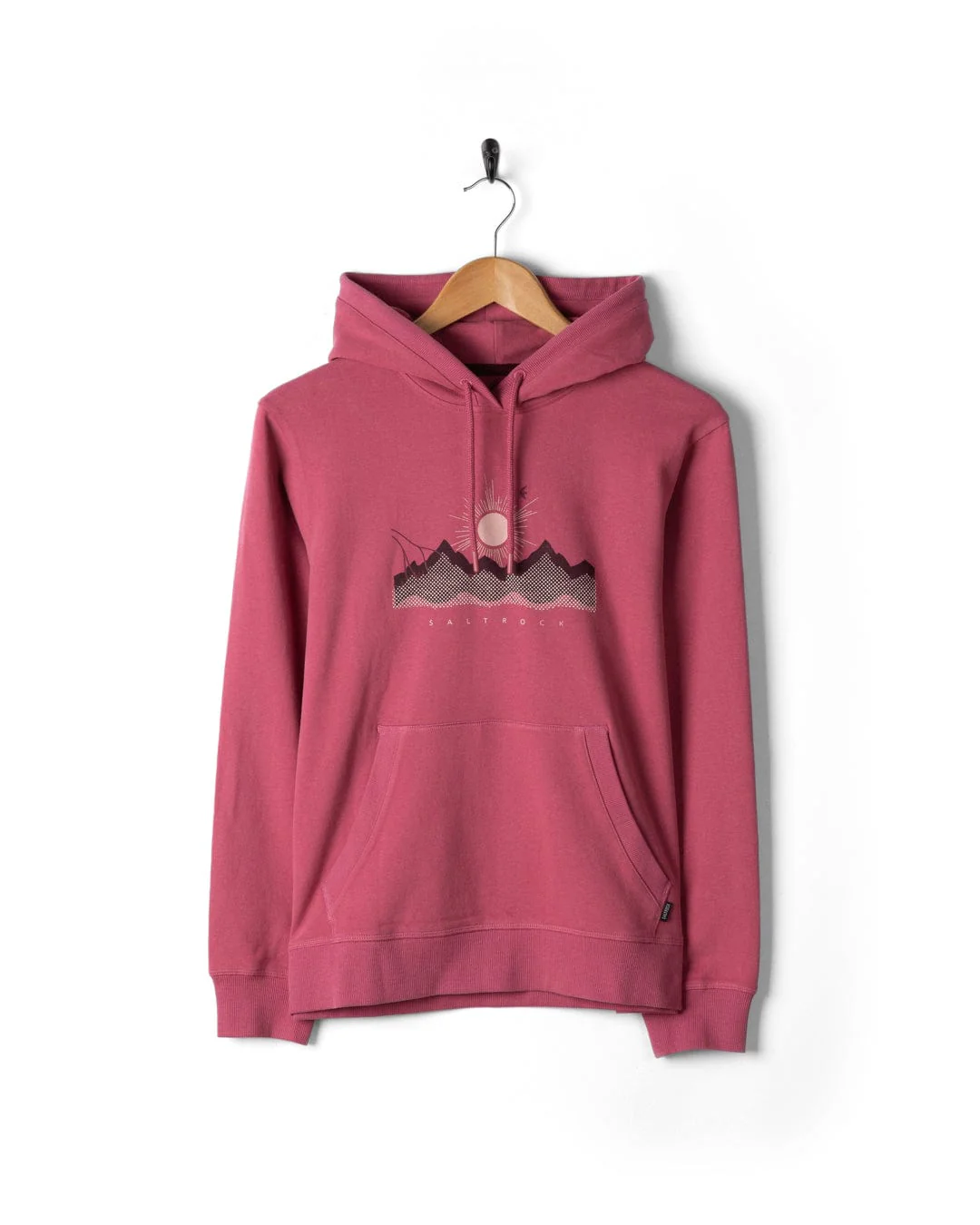 Horizon - Womens Pop Hoodie - Dark Pink - Image 2
