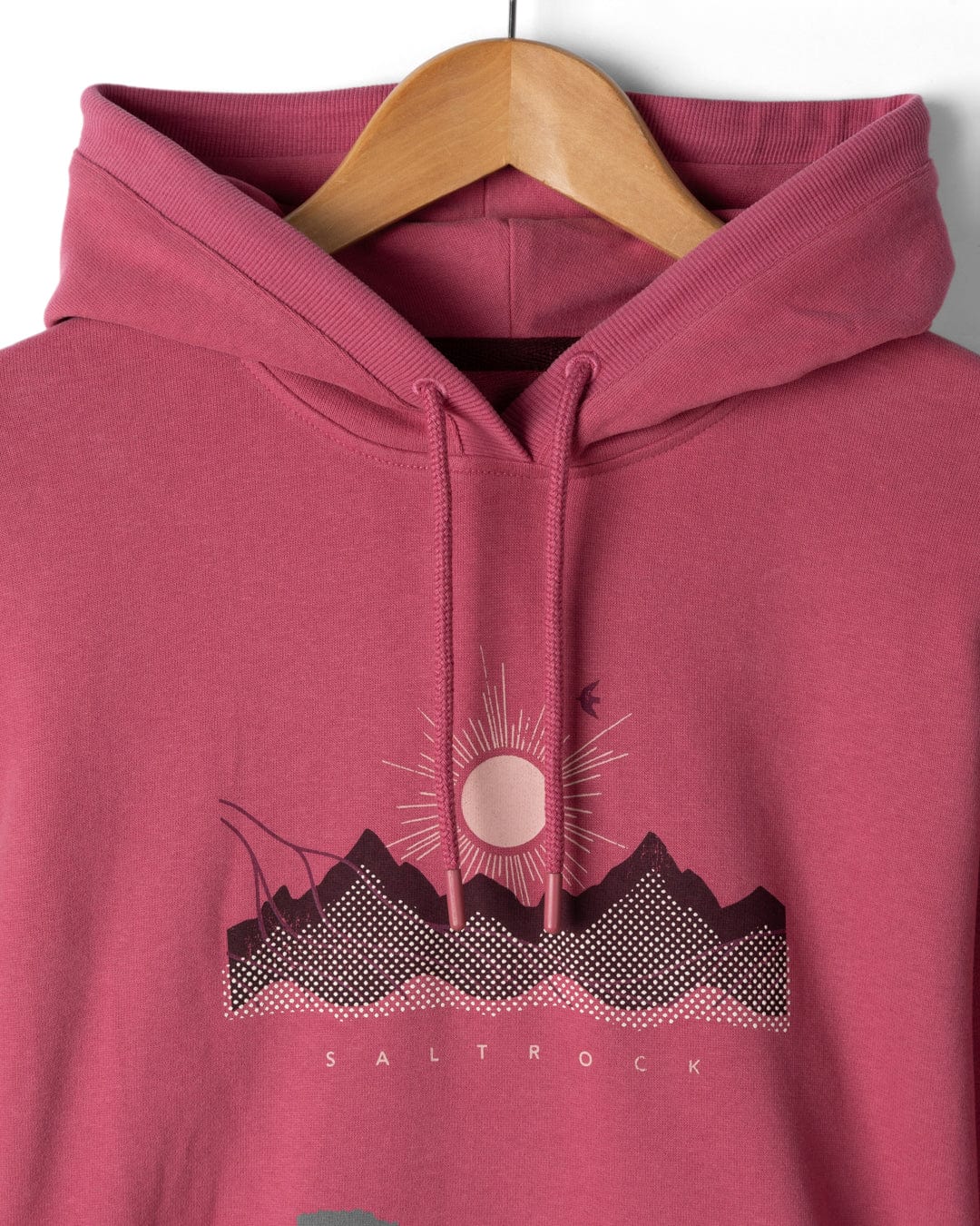 Horizon - Womens Pop Hoodie - Dark Pink - Image 4