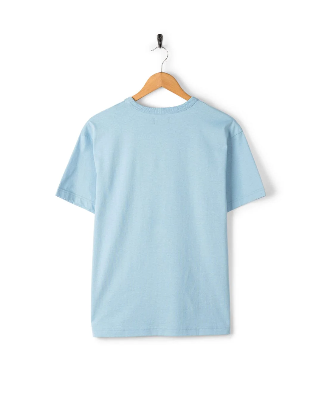 Horizon - Womens Oversized Short Sleeve T-Shirt - Light Blue - Image 4