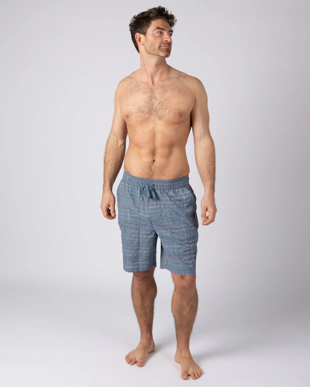 Isaad - Mens Shorts - Blue - Image 2