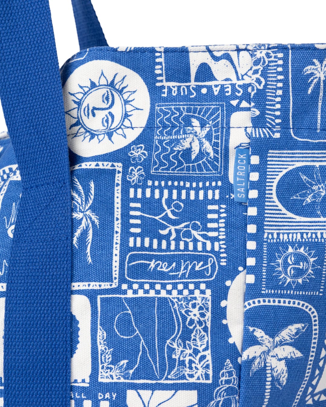 Island Tiles - Bag - Bright Blue - Image 4