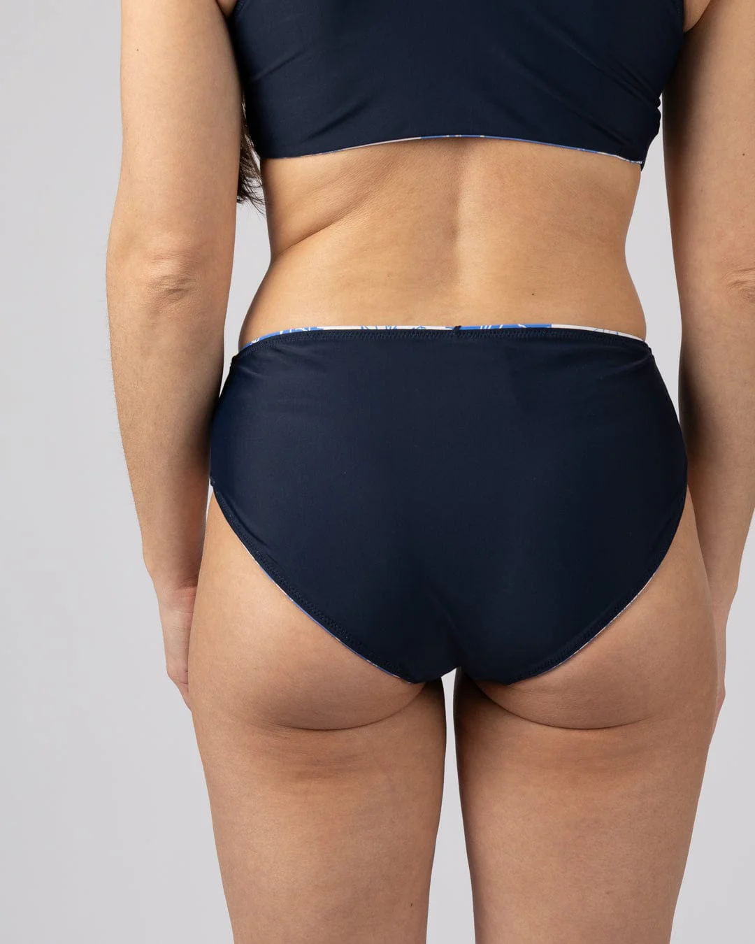 Island Tiles - Womens Reversible Bikini Bottoms - Bright Blue - Image 11