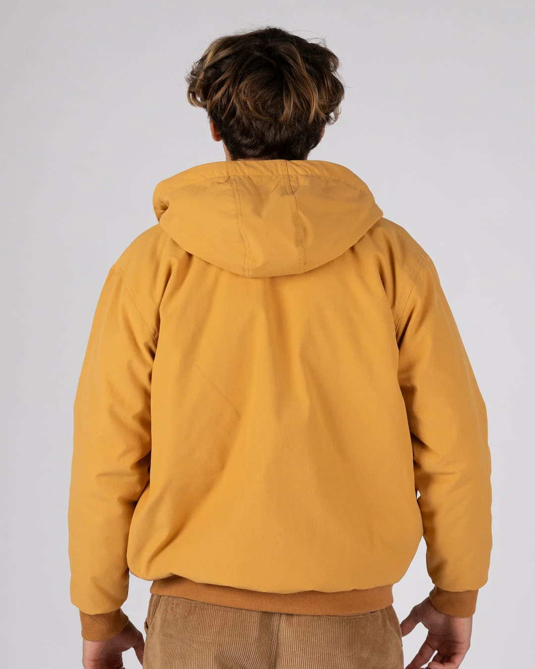Jace - Mens Casual Bomber Jacket - Yellow - Image 11