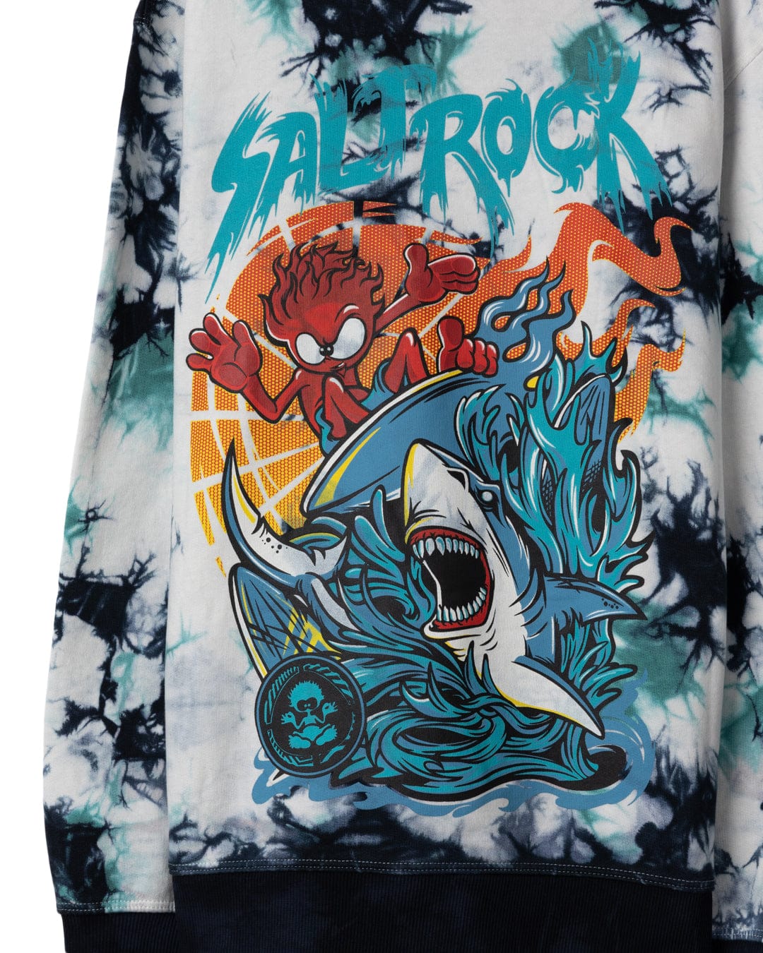 Jaws - Kids Pop Hoodie - Bright Blue - Image 3