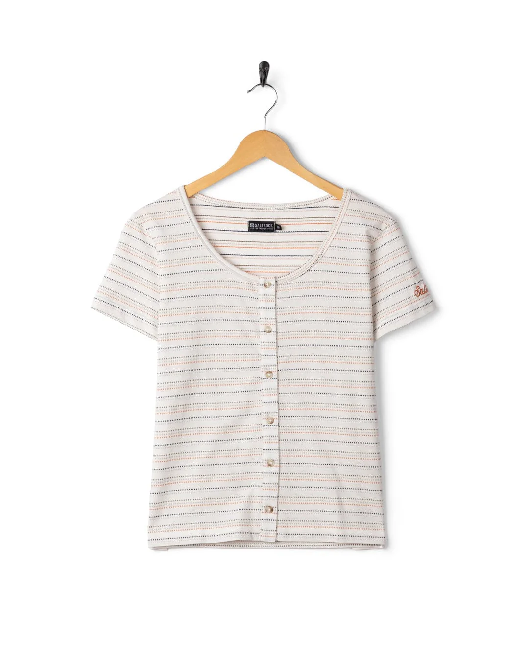 Jenn - Womens Short Sleeve T-Shirt - Cream - Image 7