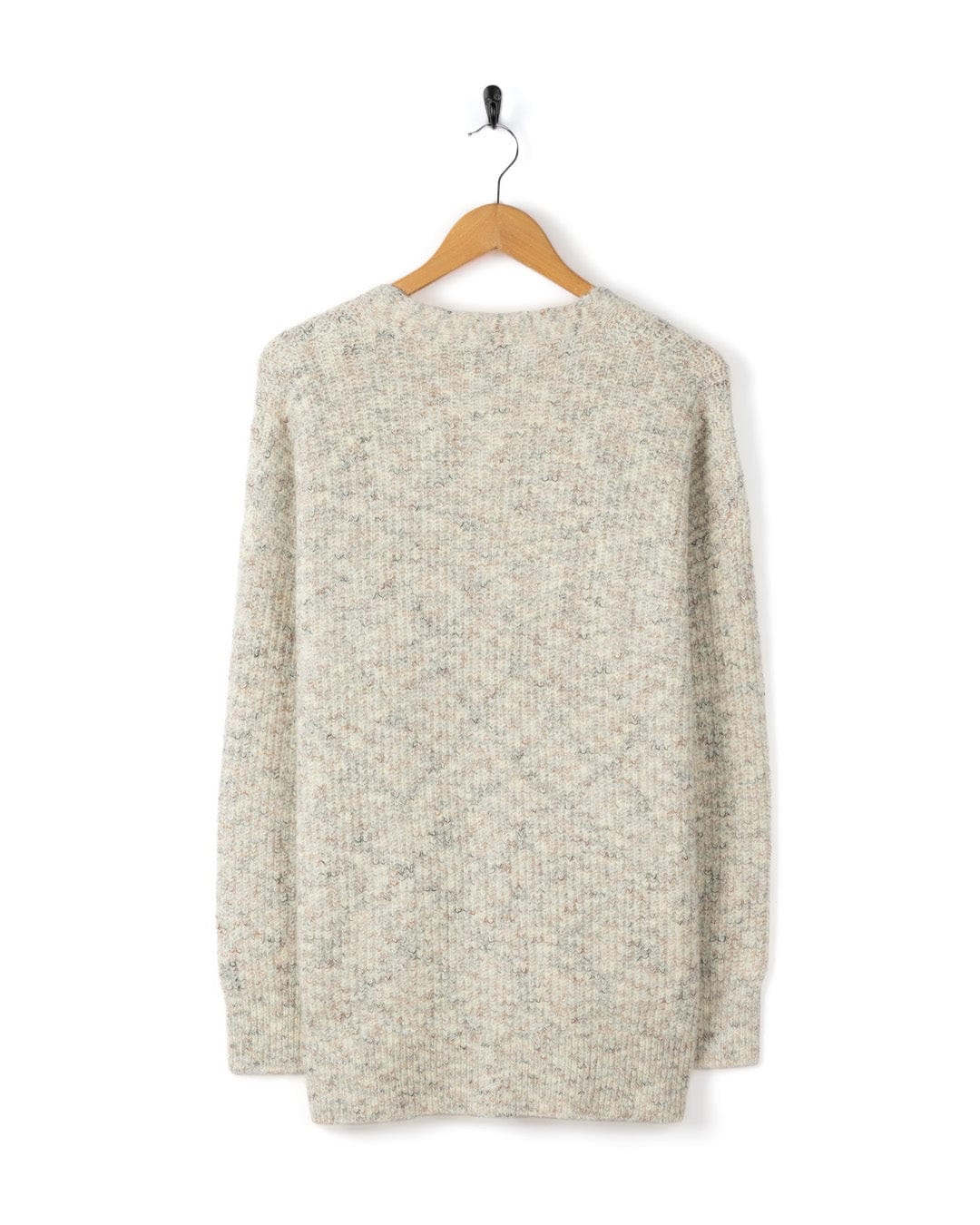 Juno - Womens Longline Cardigan - Cream - Image 12