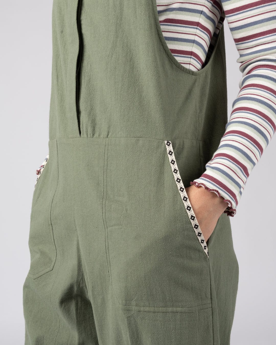 Kensa - Womens Dungarees - Green - Image 5