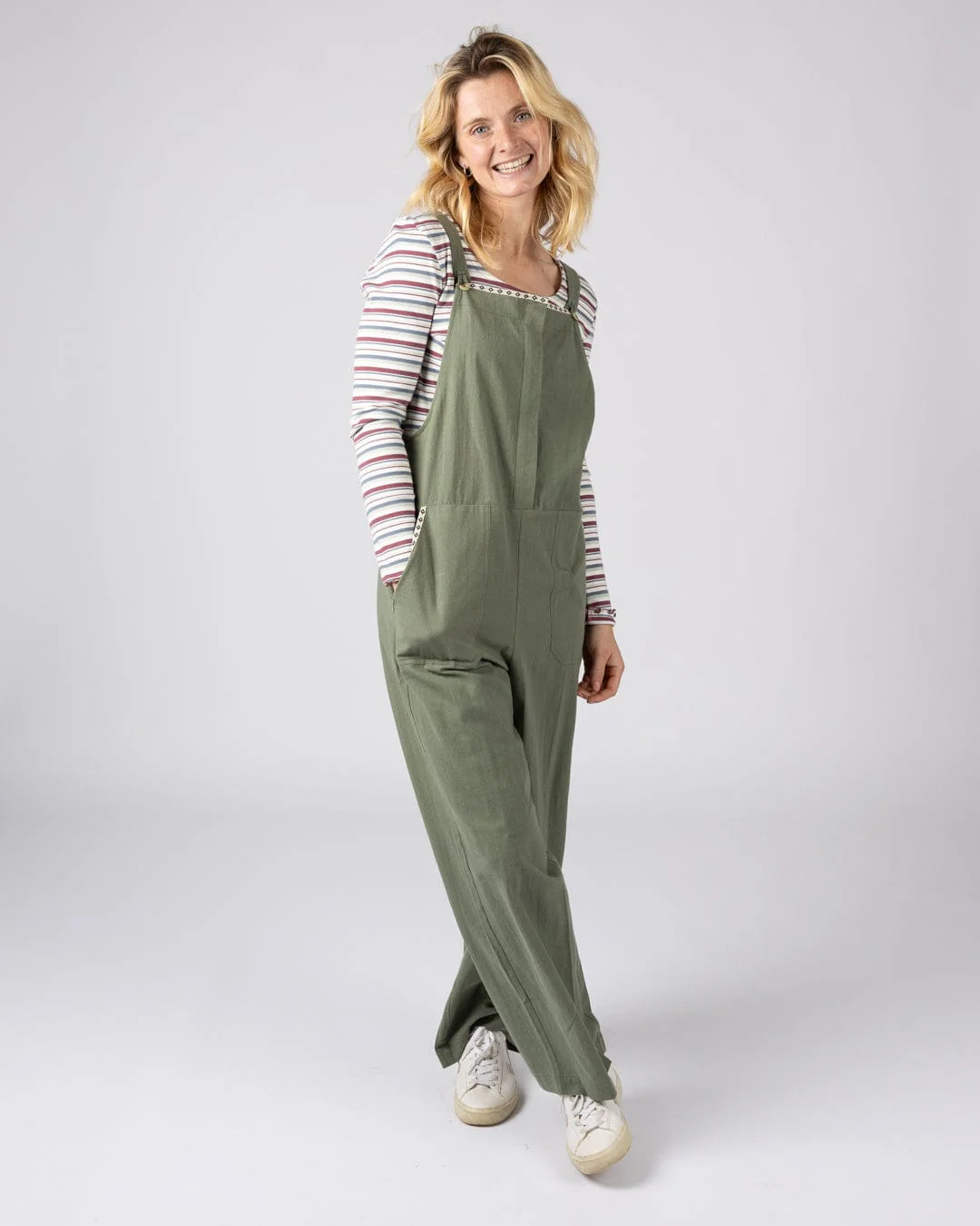 Kensa - Womens Dungarees - Green - Image 6