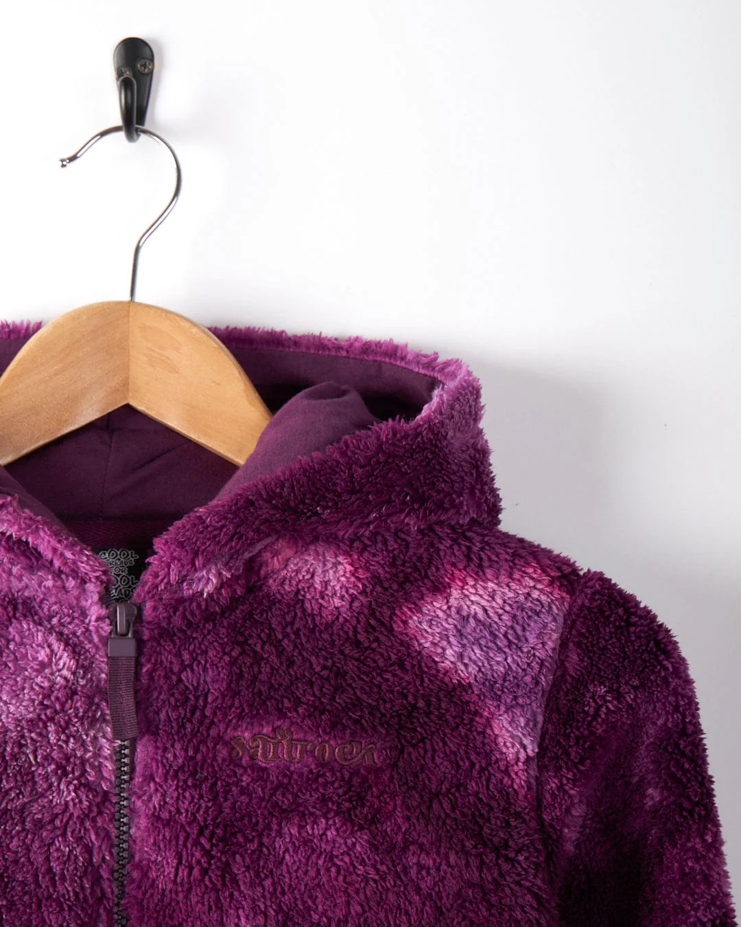 Kiki - Kids Zip Fleece - Purple - Image 2