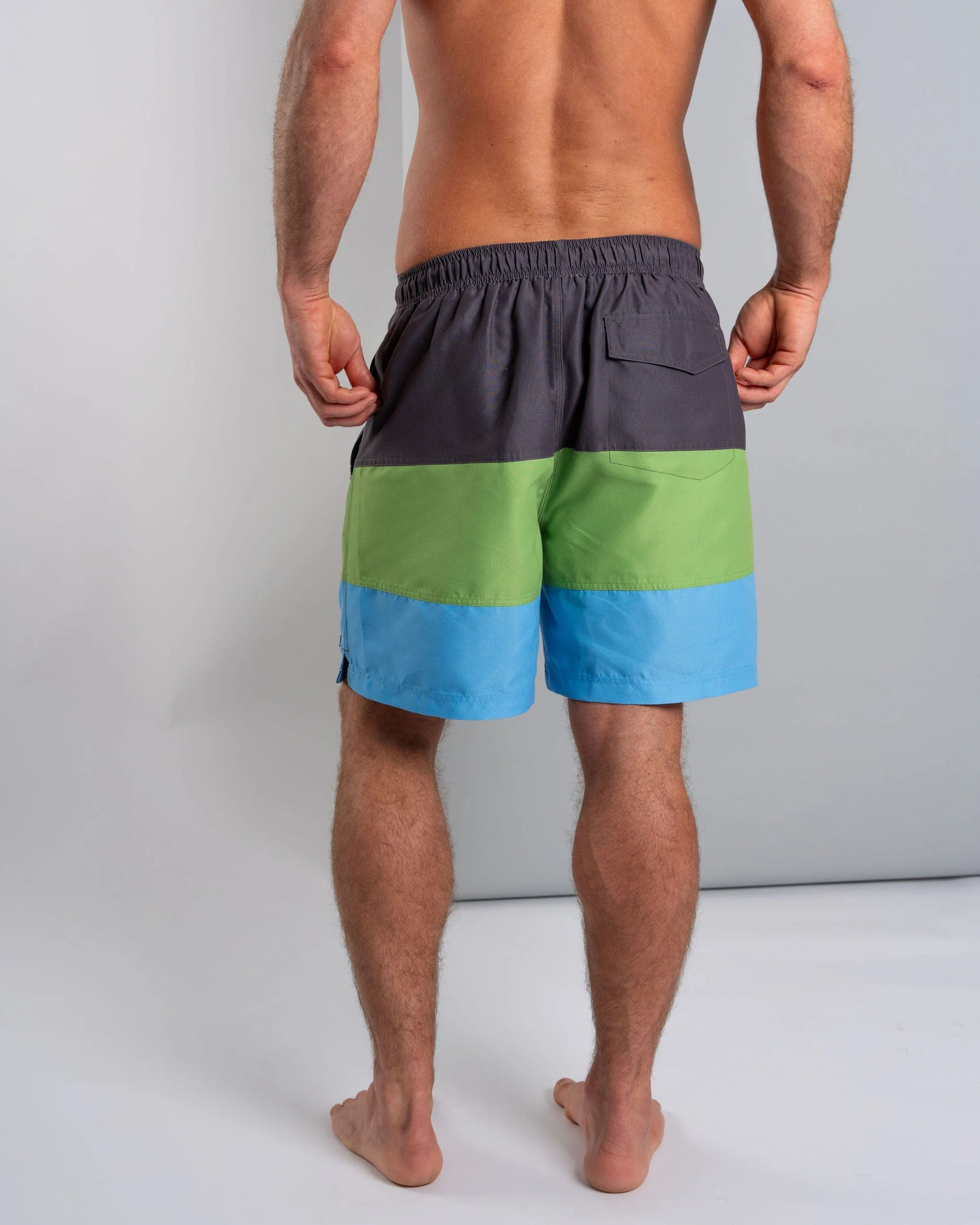 Krave Panel - Mens  Swimshorts - Dark Grey - Image 6