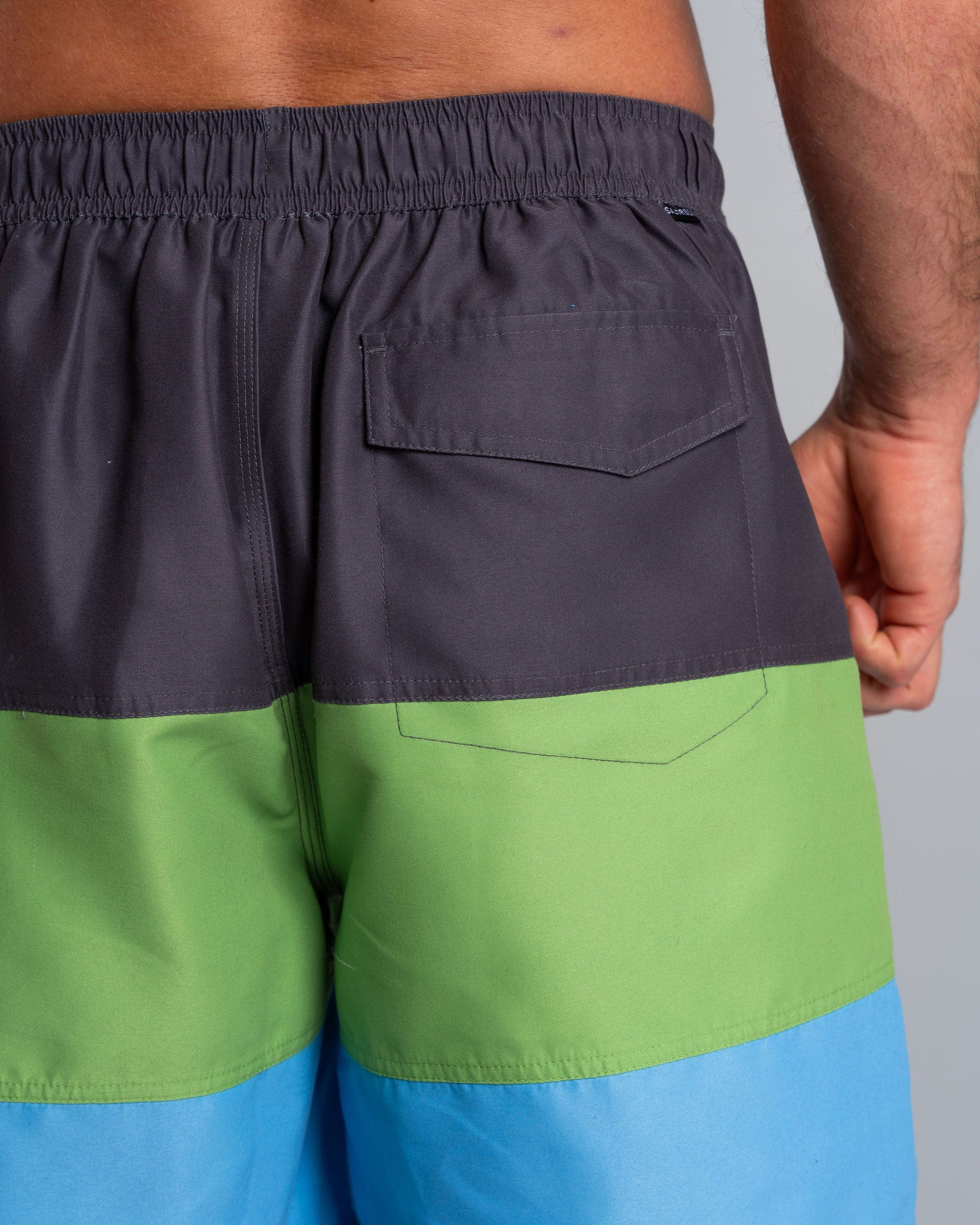 Krave Panel - Mens  Swimshorts - Dark Grey - Image 7