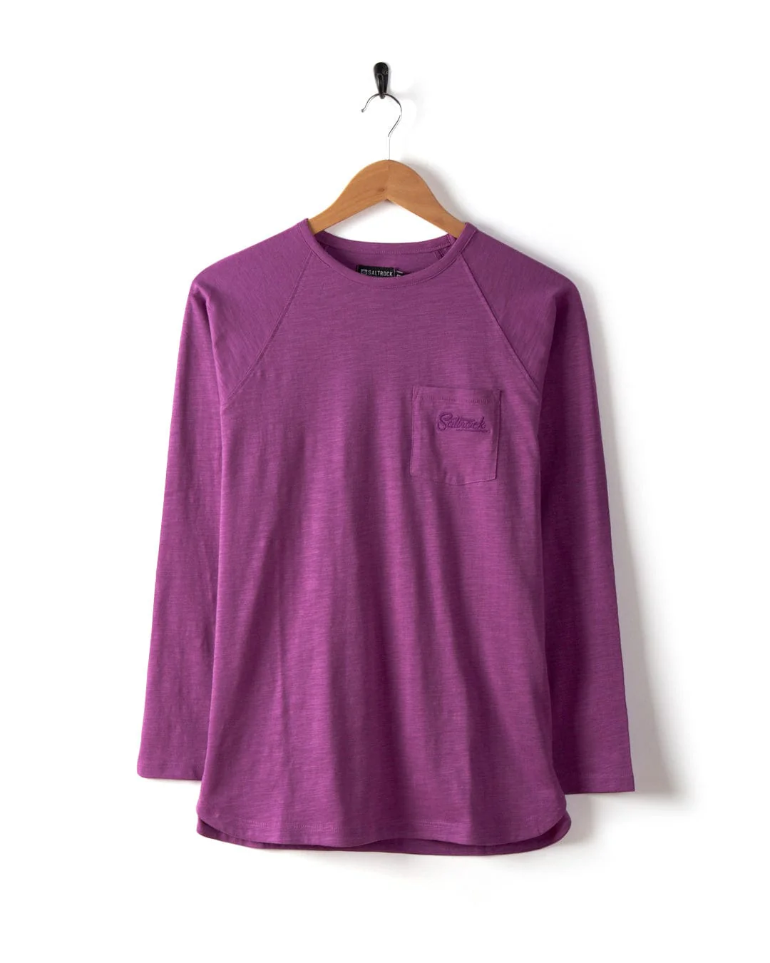 Lana - Womens Longline T-Shirt - Purple - Image 2