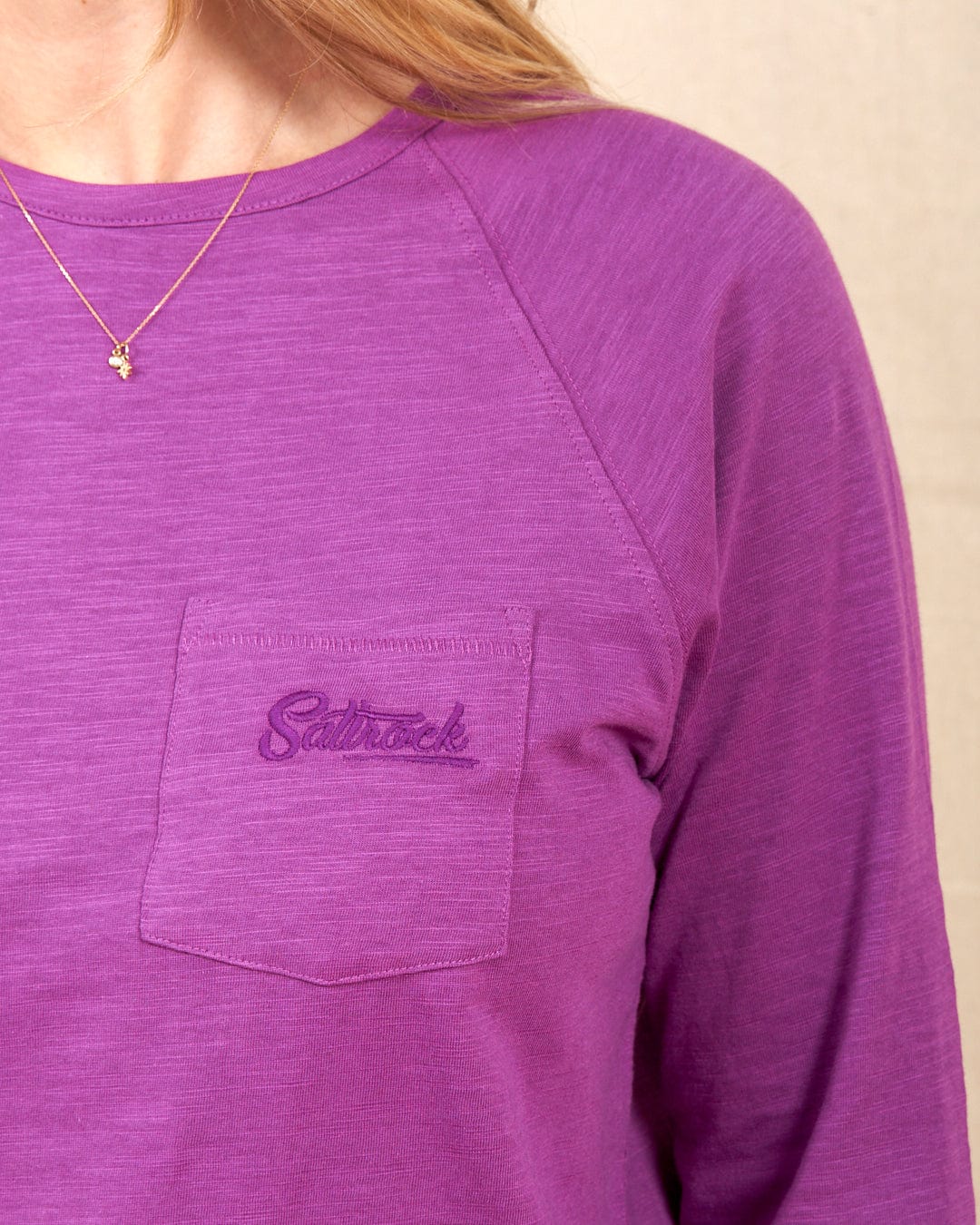 Lana - Womens Longline T-Shirt - Purple - Image 7
