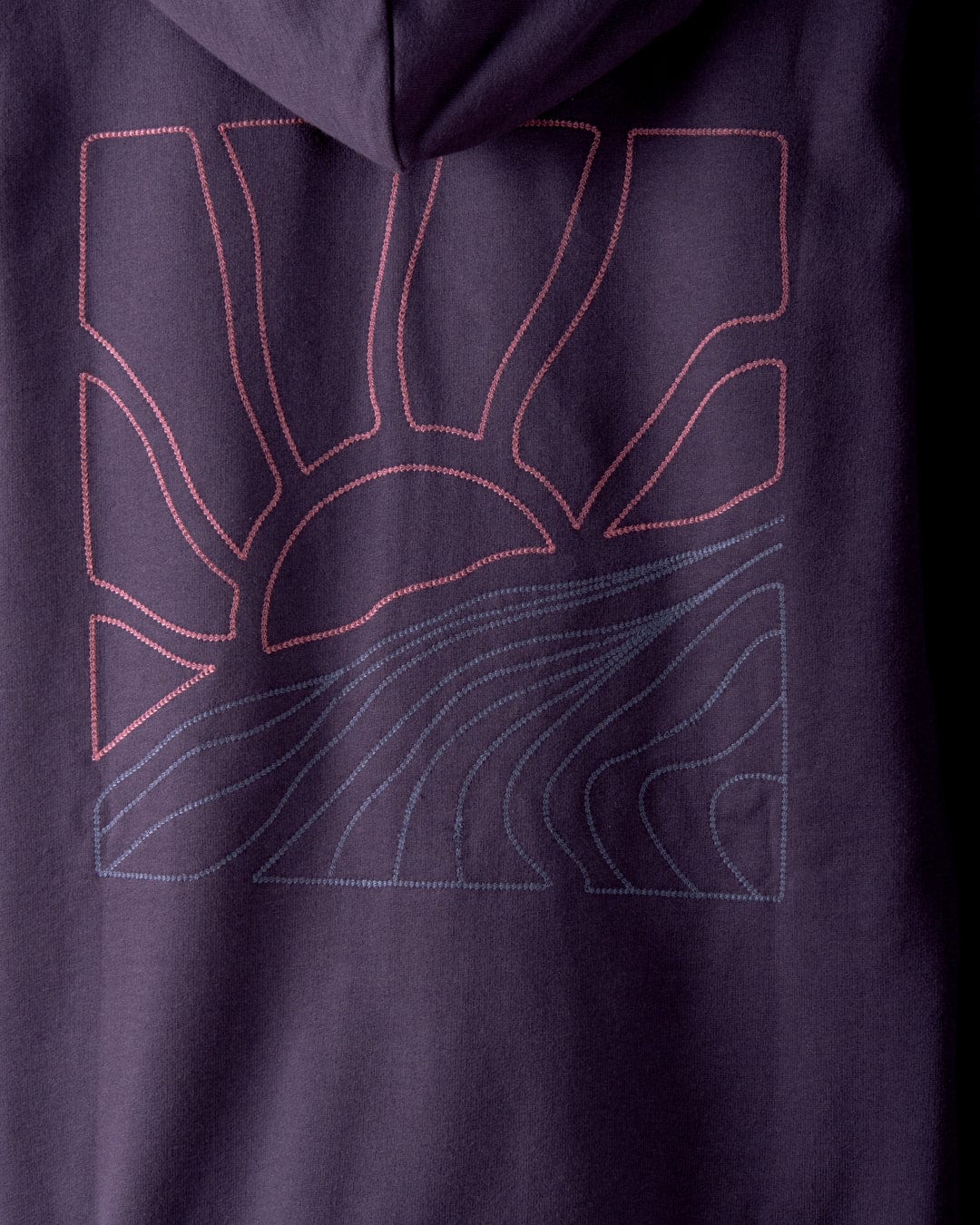 Landscape - Womens Zip Hoodie - Purple - Image 9