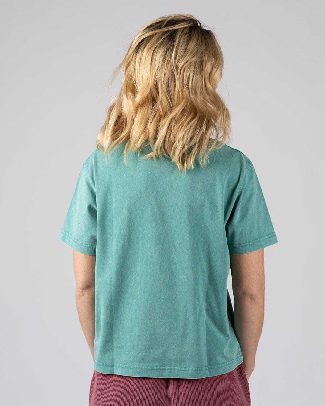 Last Light - Womens Boxy Short Sleeve T-Shirt - Blue - Image 6
