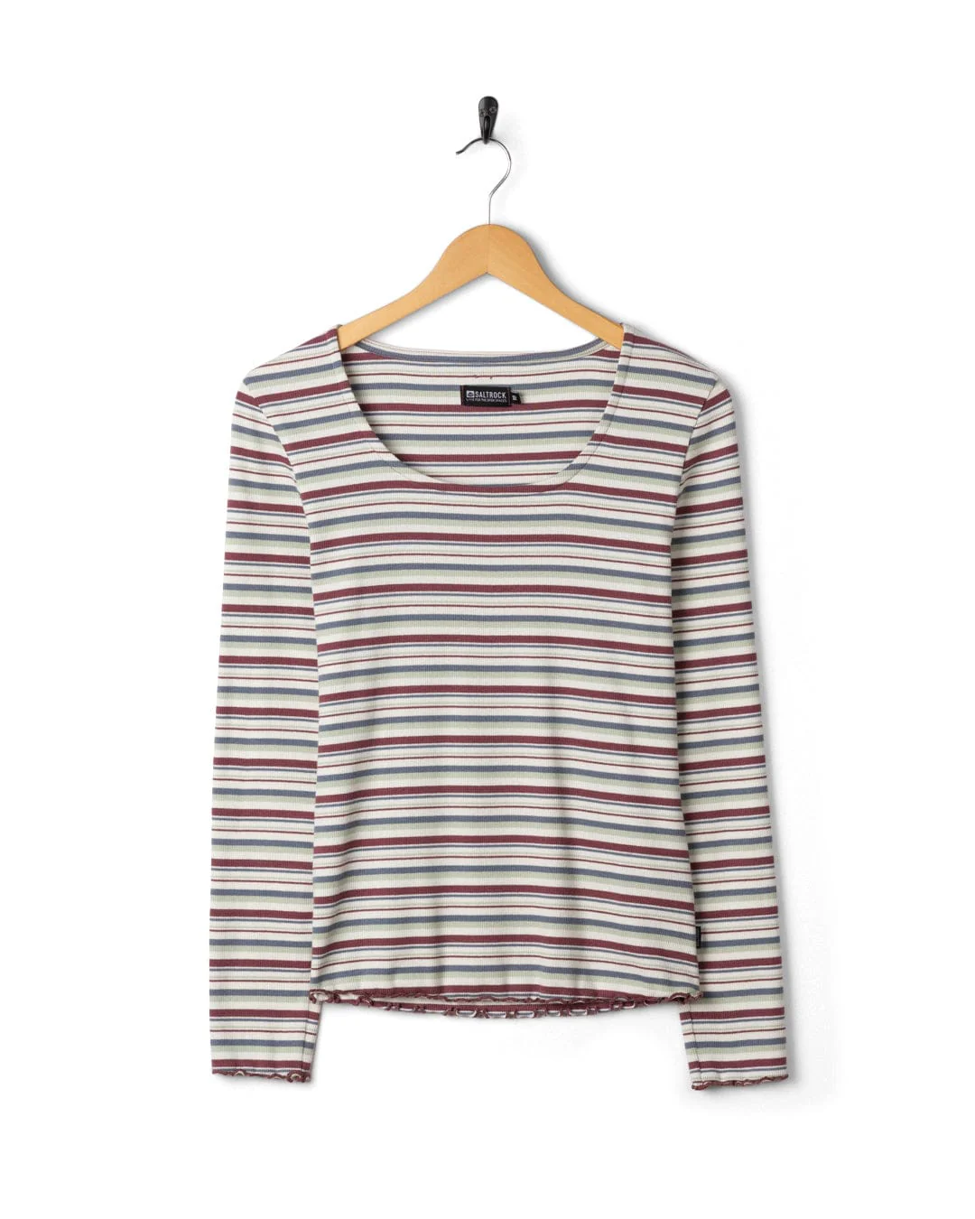 Lenna - Womens Long Sleeve T-Shirt - Multi Stripe - Image 5