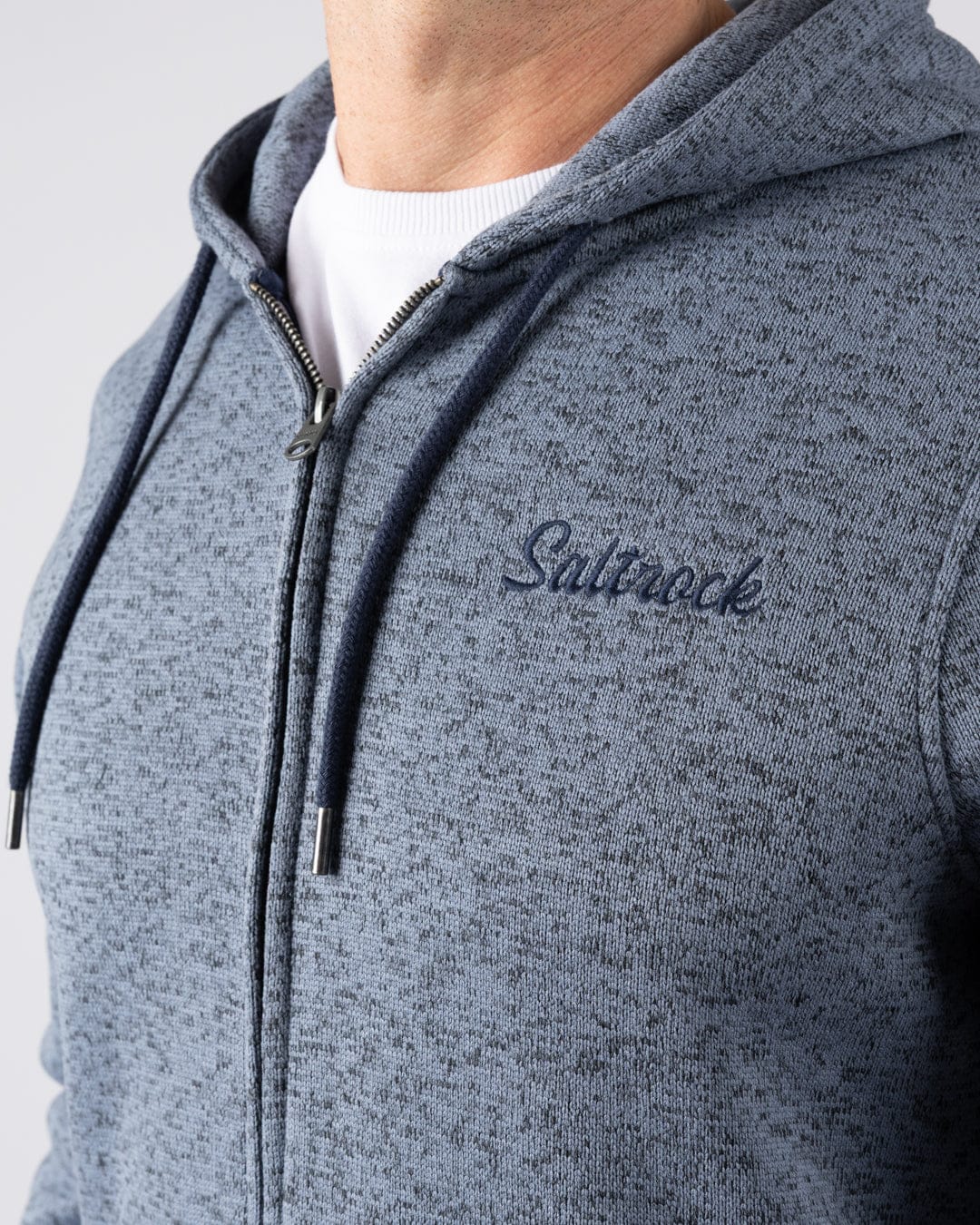 Levis - Men's Water Resistant Zip Hoodie - Blue - Image 4