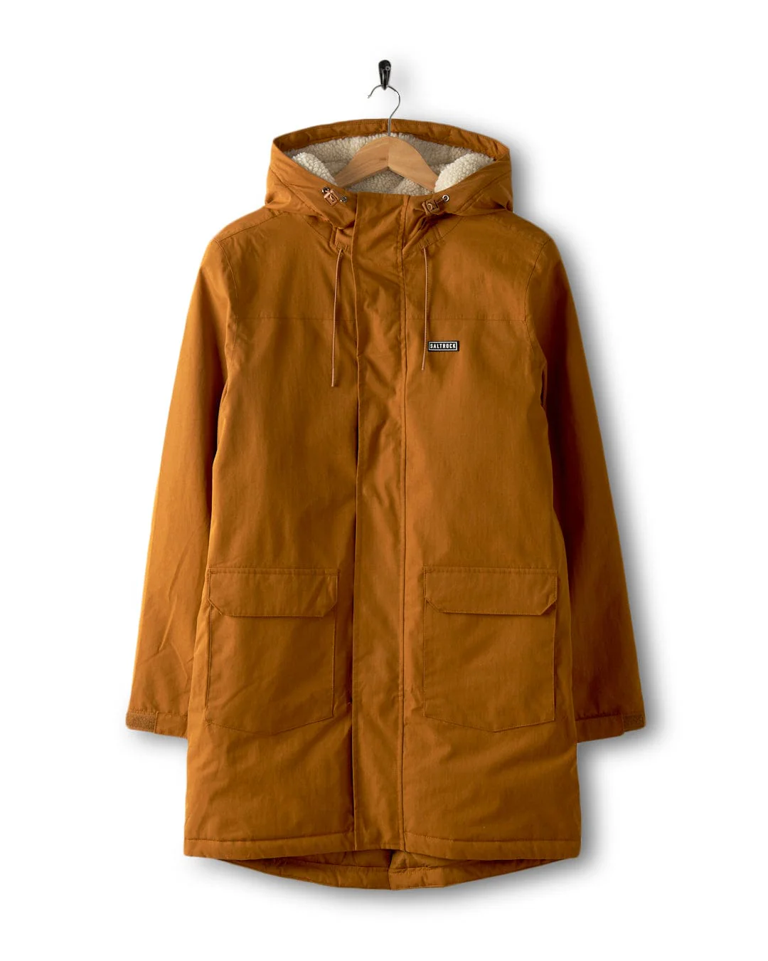 Linden - Womens Water Resistant Coat - Brown - Image 2