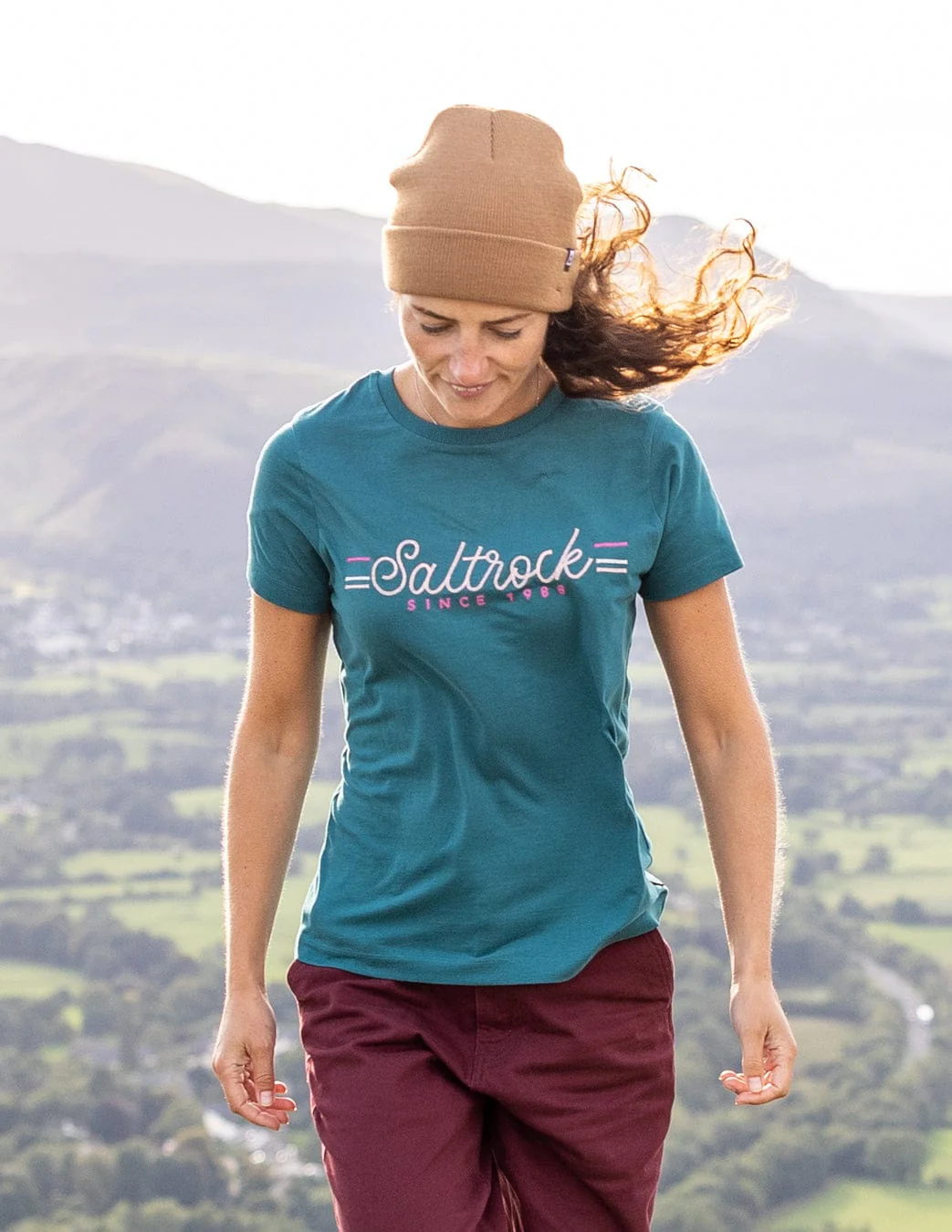 Links - Womens Short Sleeve T-Shirt - Teal - Image 3