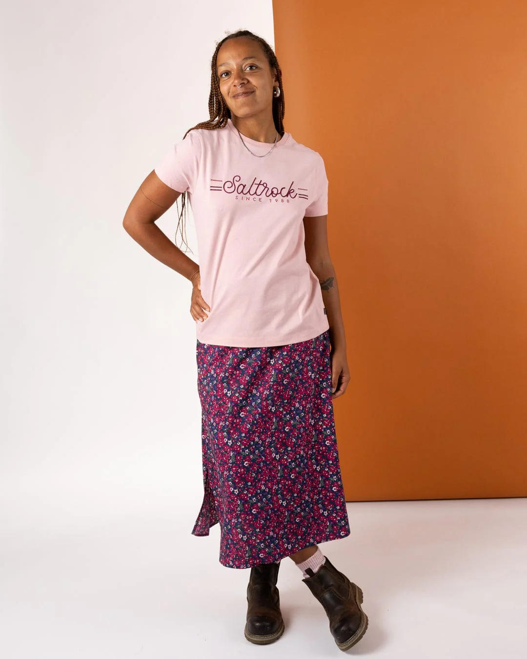 Links - Womens Short Sleeve T-Shirt - Pink - Image 3