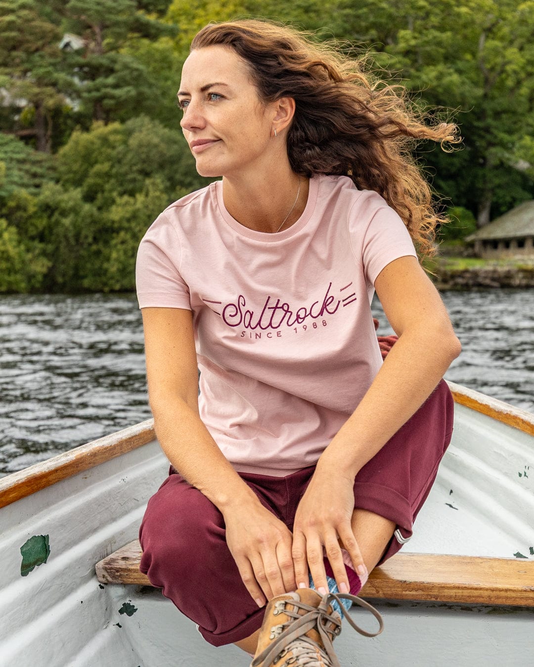 Links - Womens Short Sleeve T-Shirt - Pink - Image 8