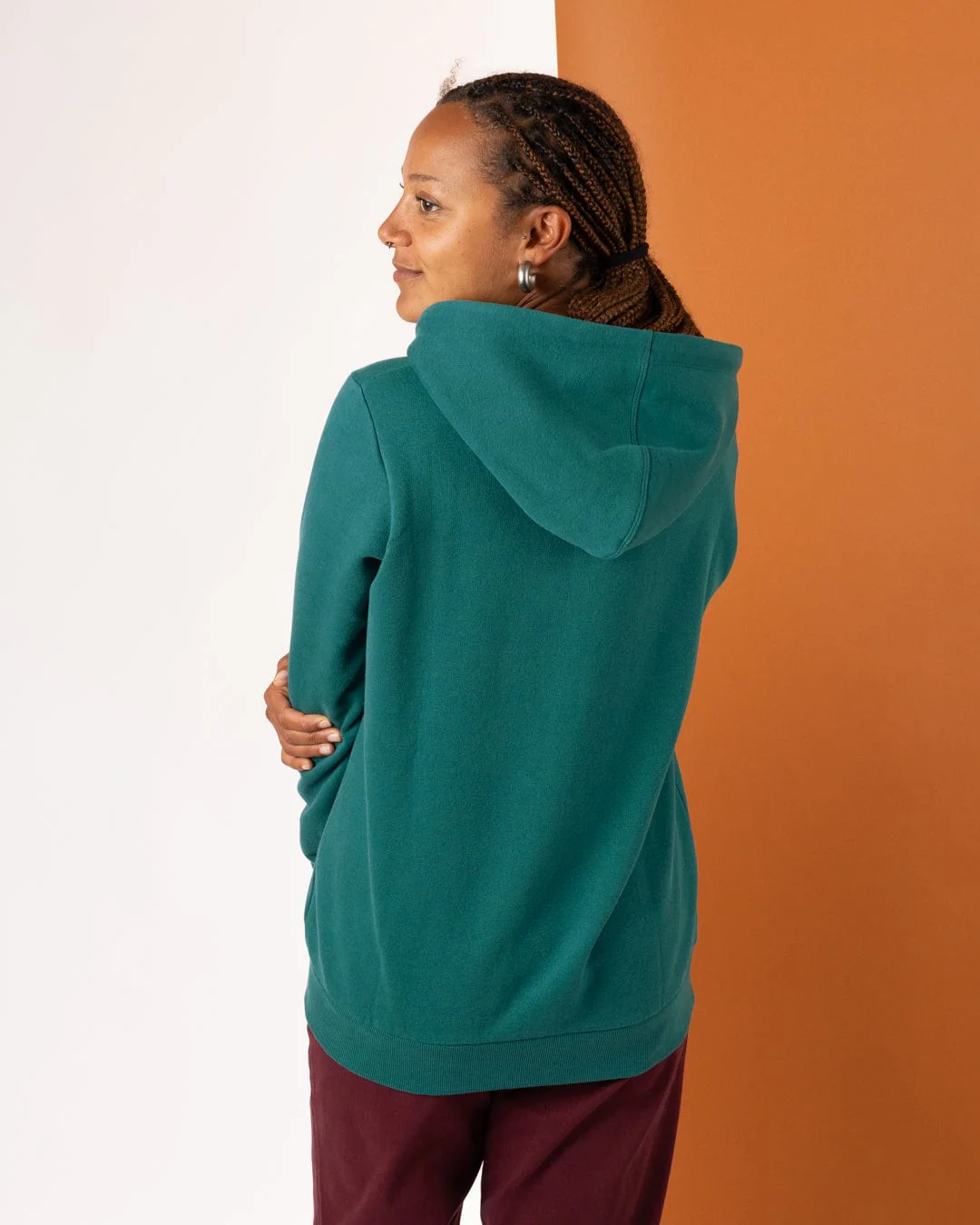 Links - Womens Zip Hoodie - Teal - Image 5