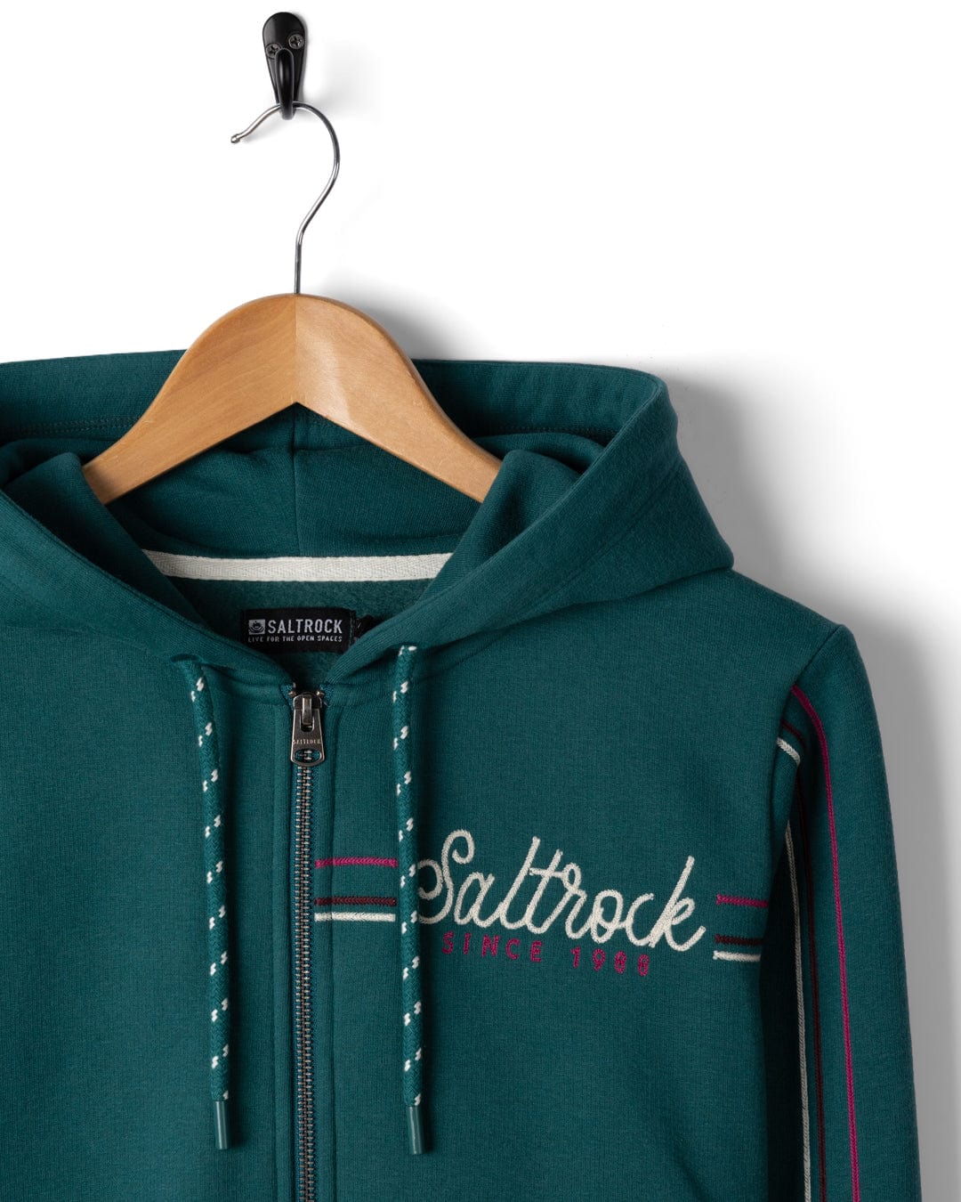 Links - Womens Zip Hoodie - Teal - Image 6