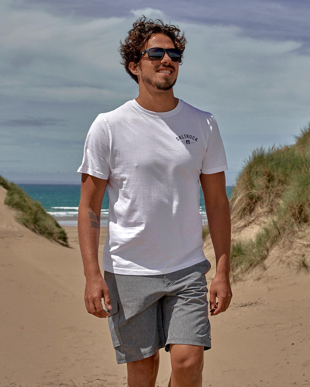 Location - Mens Tee - Dartmouth - White - Image 2
