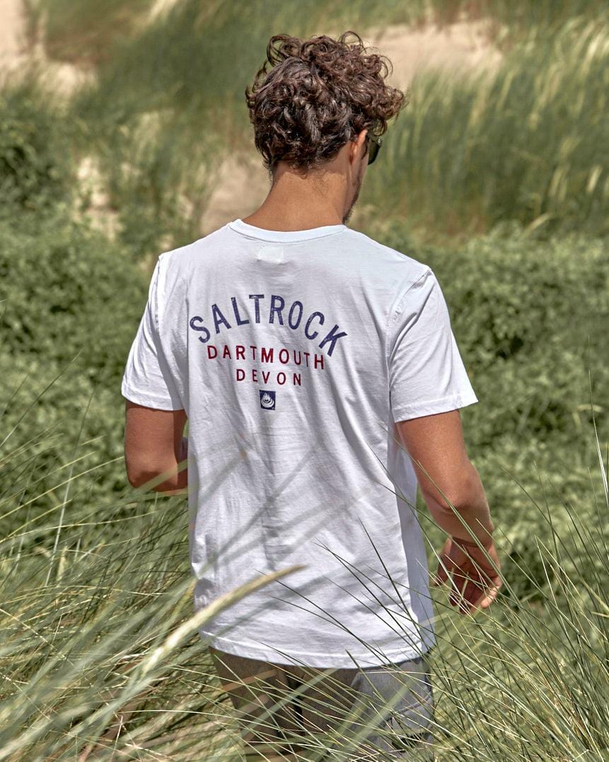 Location - Mens Tee - Dartmouth - White - Image 4