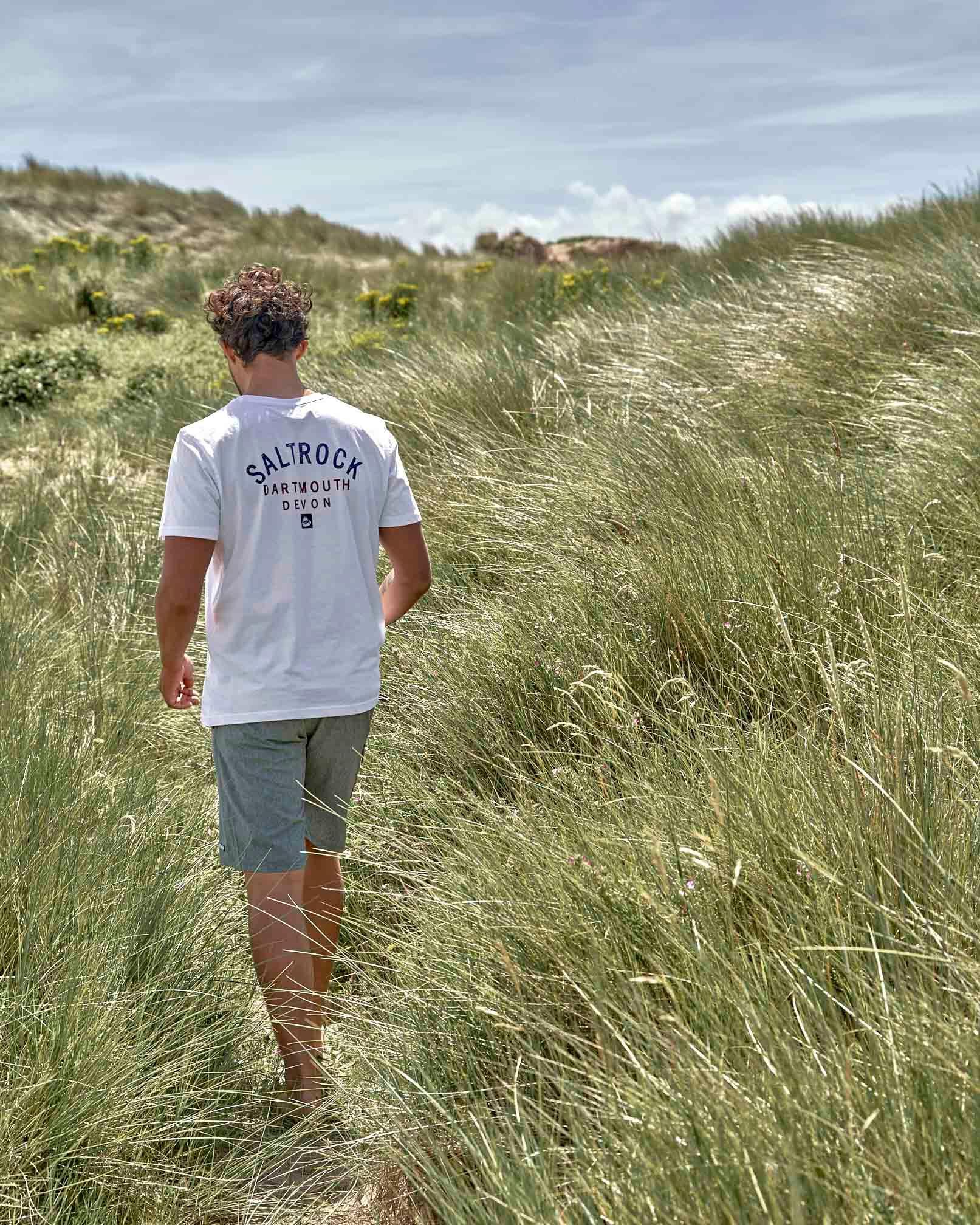 Location - Mens Tee - Dartmouth - White - Image 6