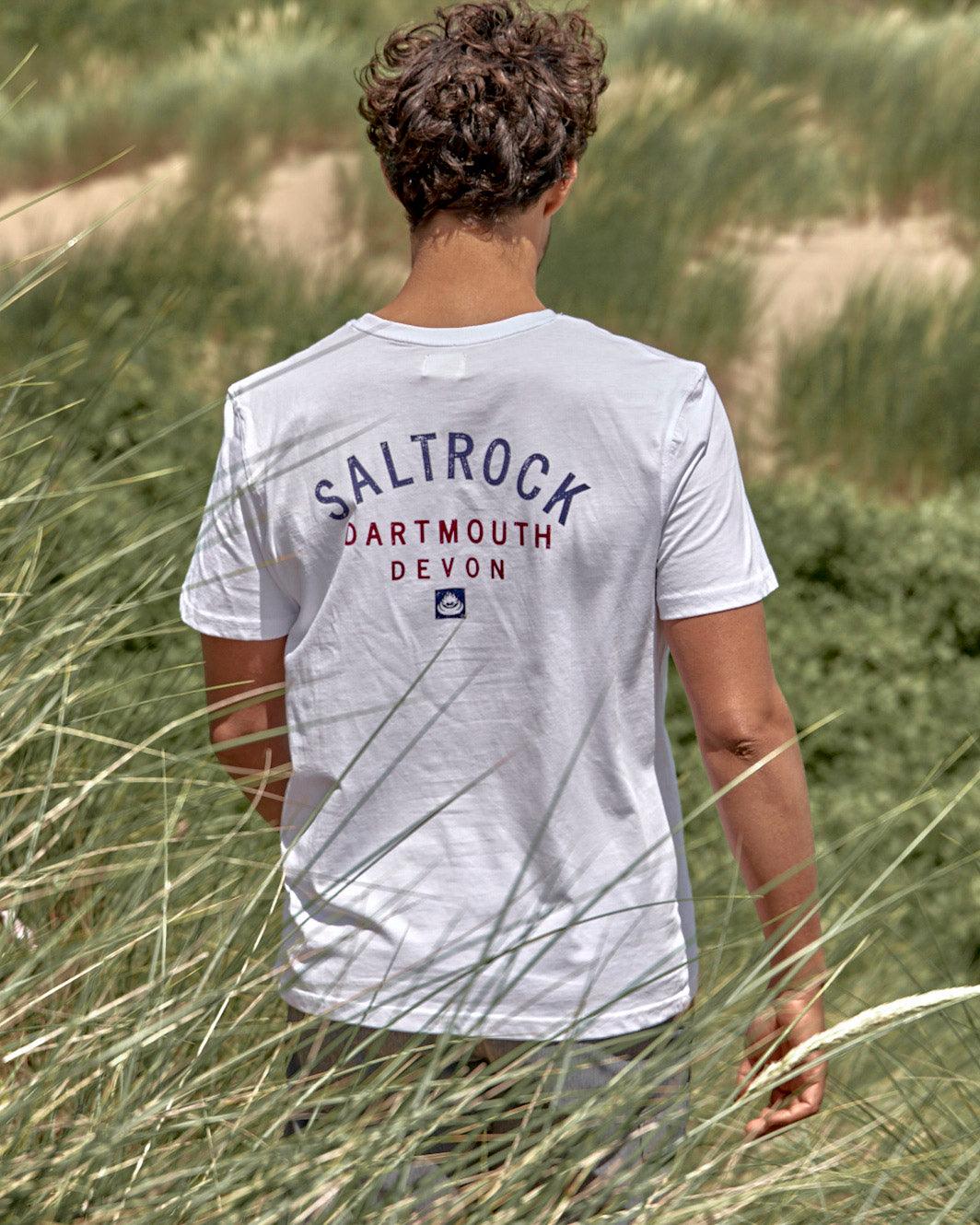 Location - Mens Tee - Dartmouth - White - Image 7