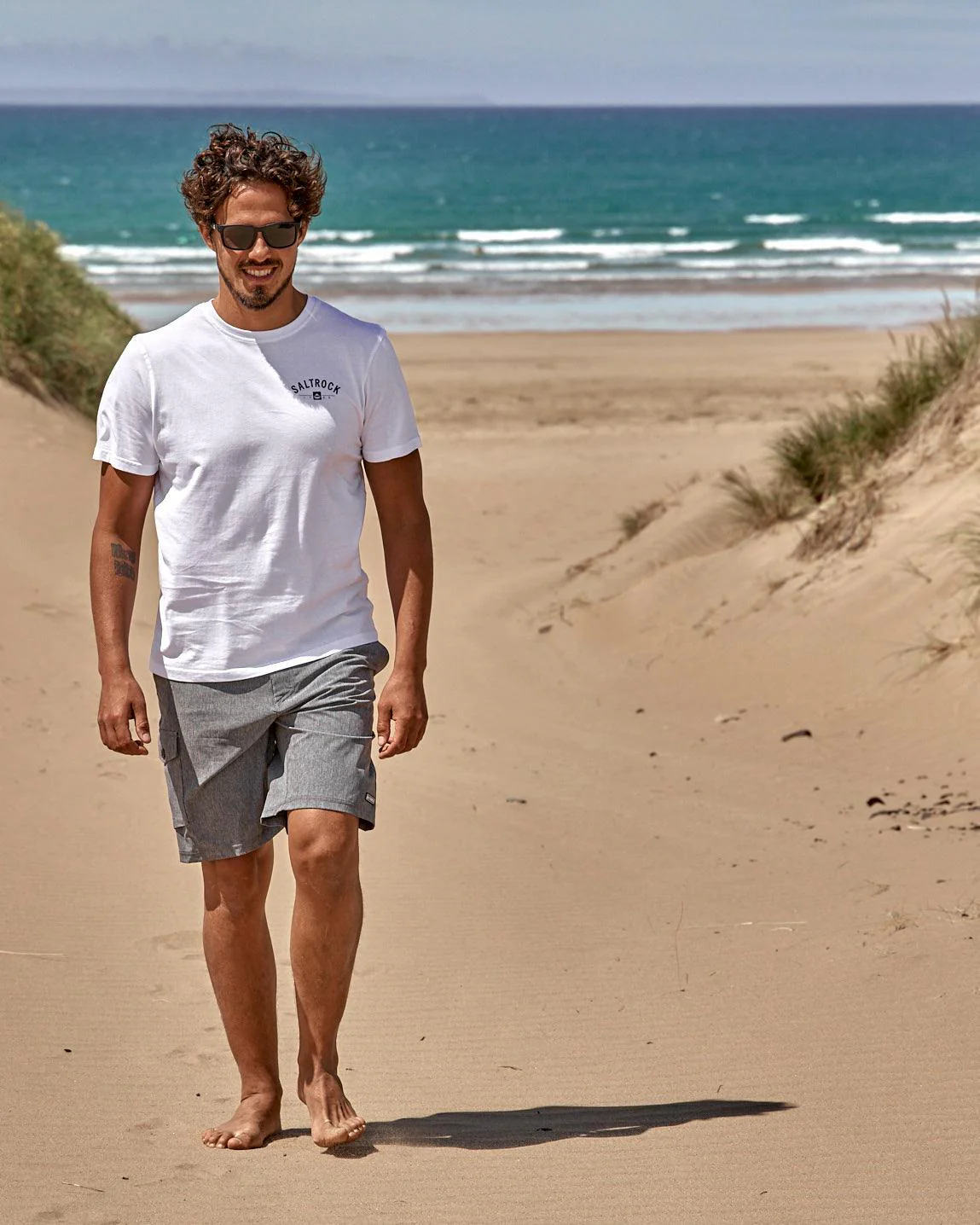 Location - Mens Tee - Dartmouth - White - Image 8