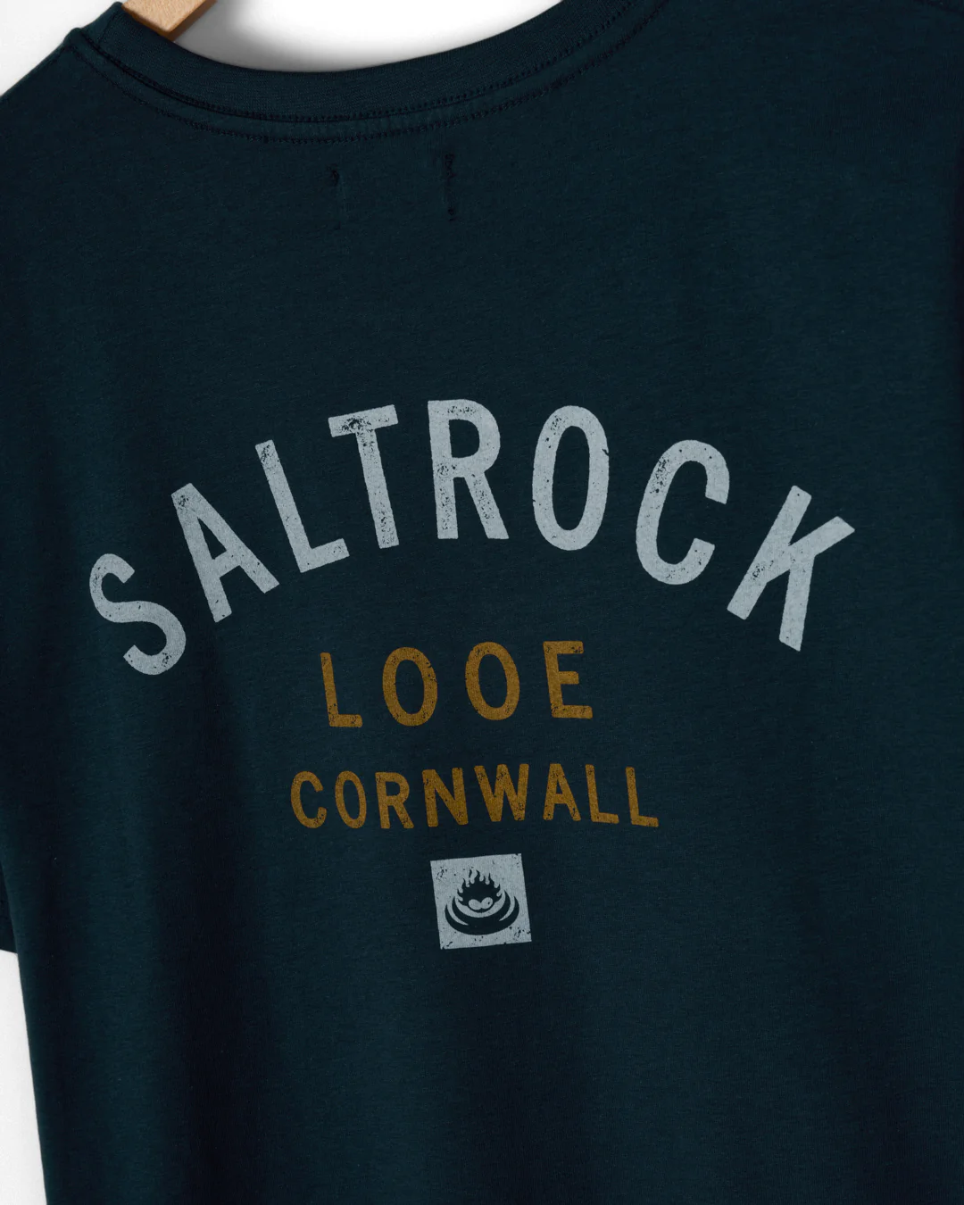 Location Looe - Mens T-Shirt - Blue - Image 4