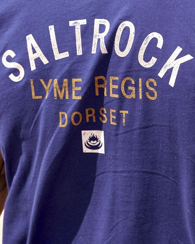 Location T-Shirt - Lyme Regis - Blue - Image 2